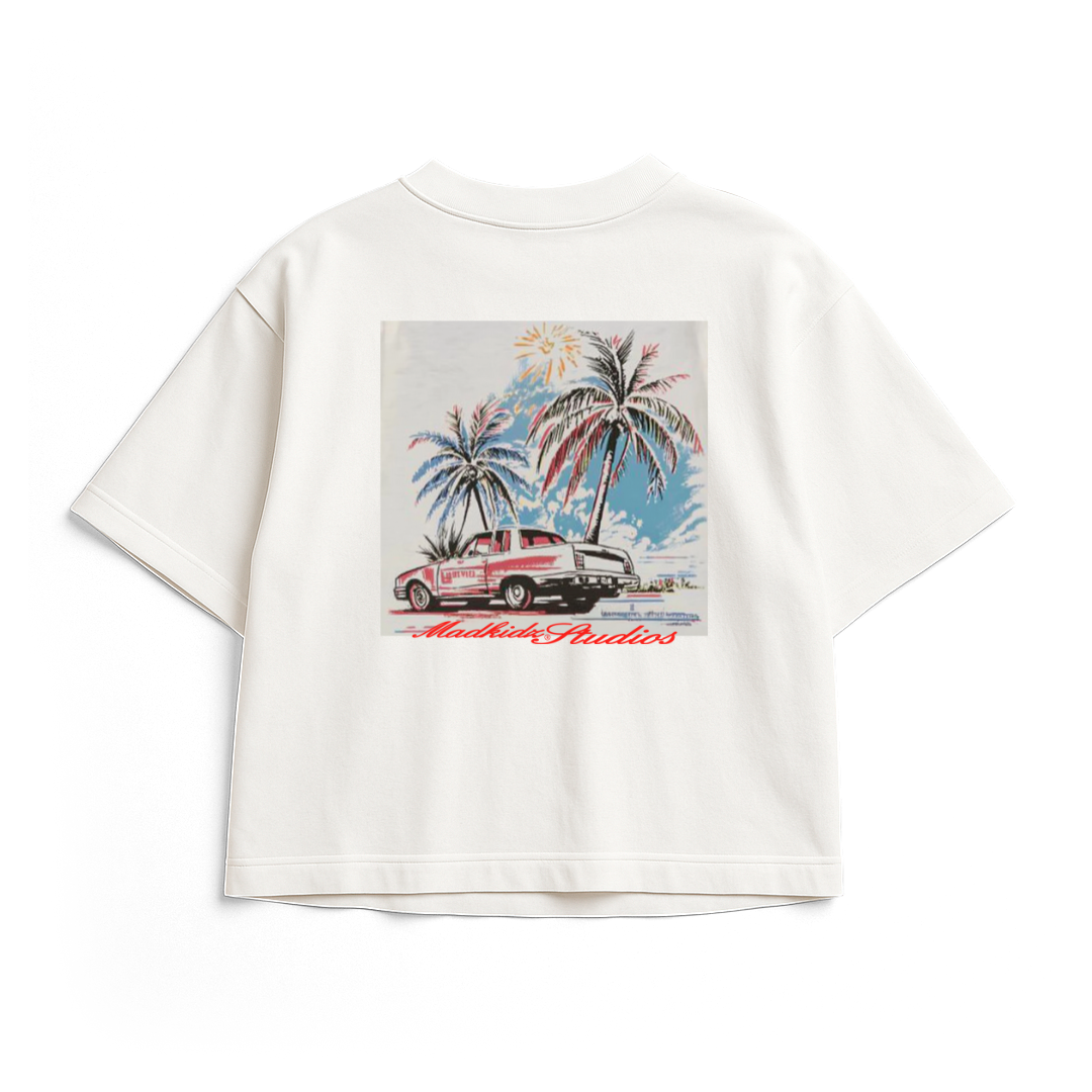 Tropical Ride Tee (White)