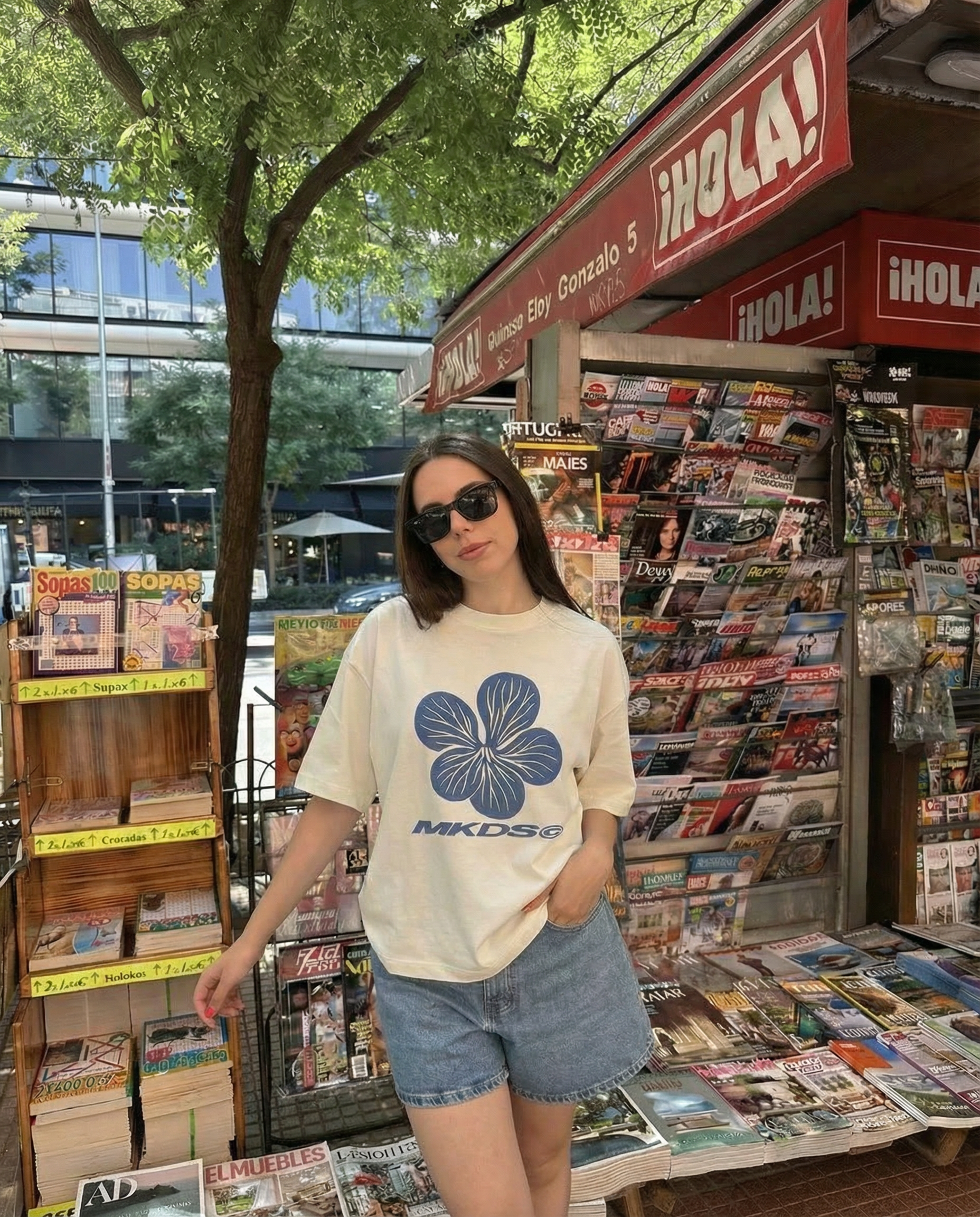 Jacaranda Tee (Off White)