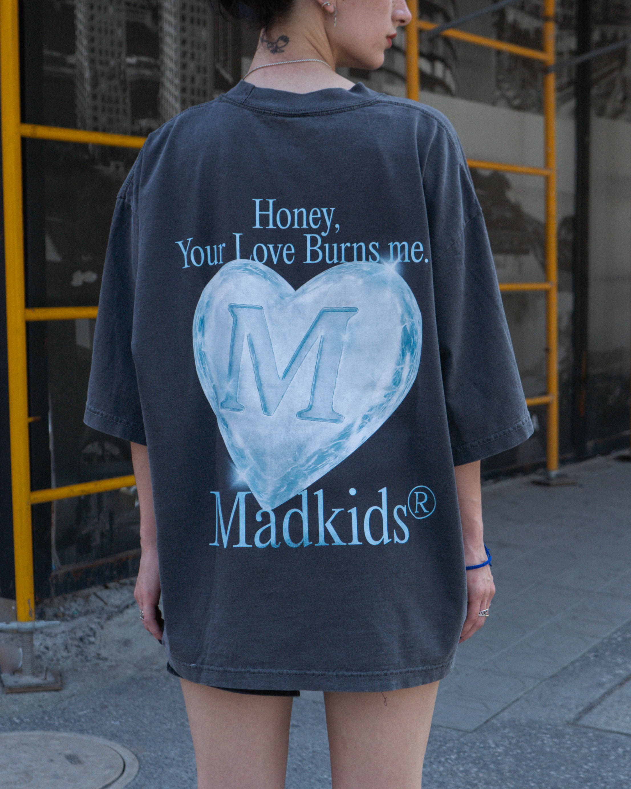YLBM Tee (Faded Grey)