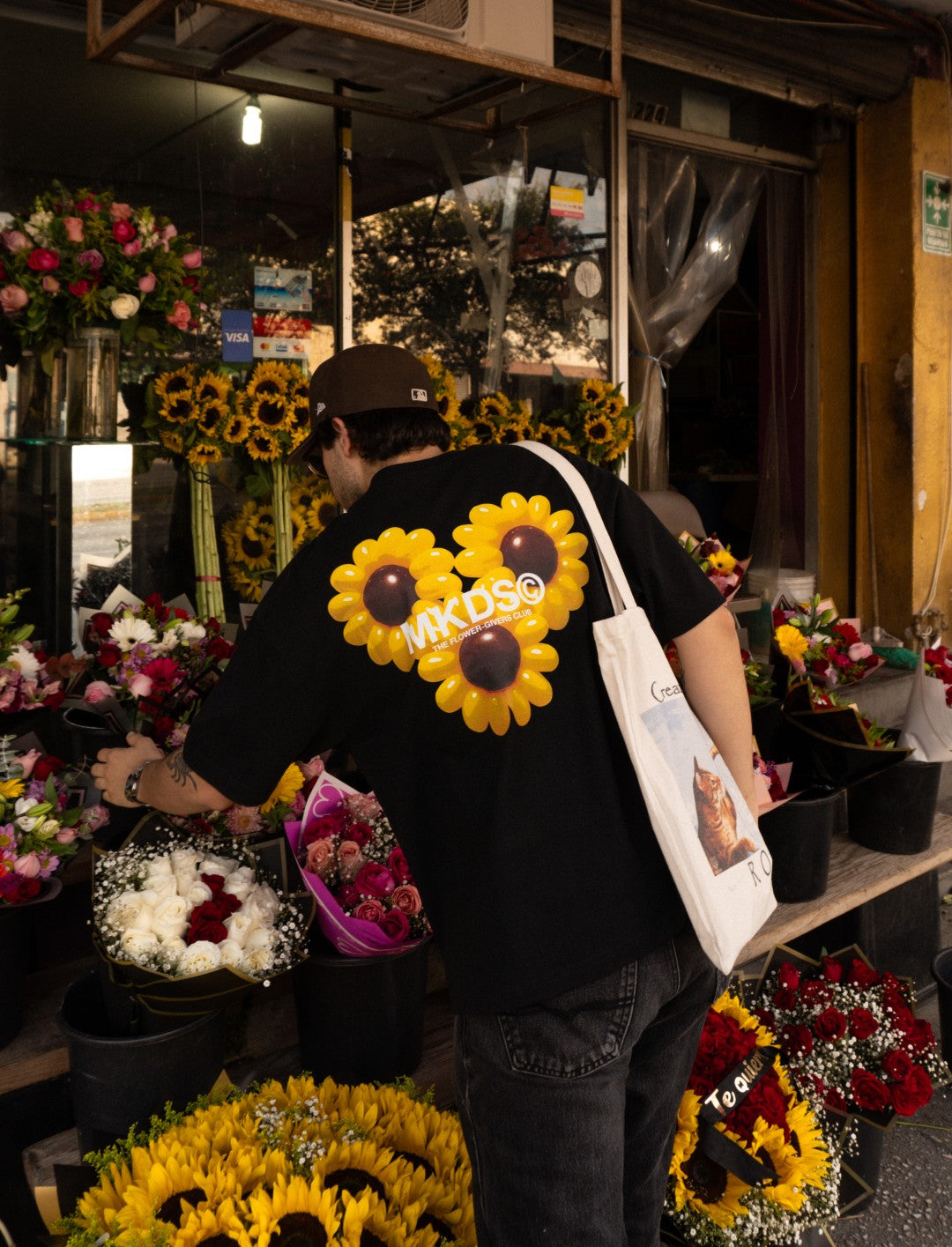 Flower Givers Club Tee (Black)