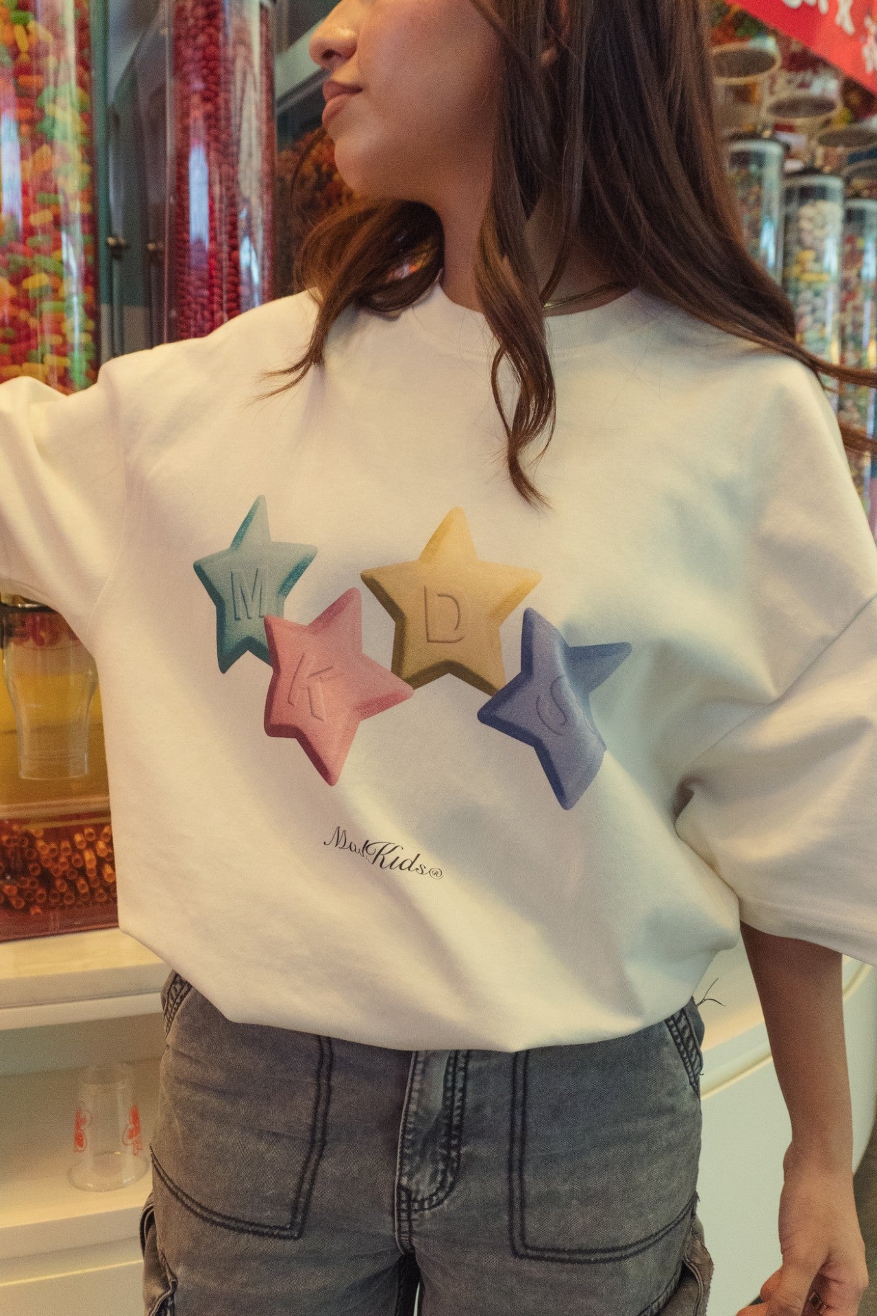 Pop Stars Tee (Off White)