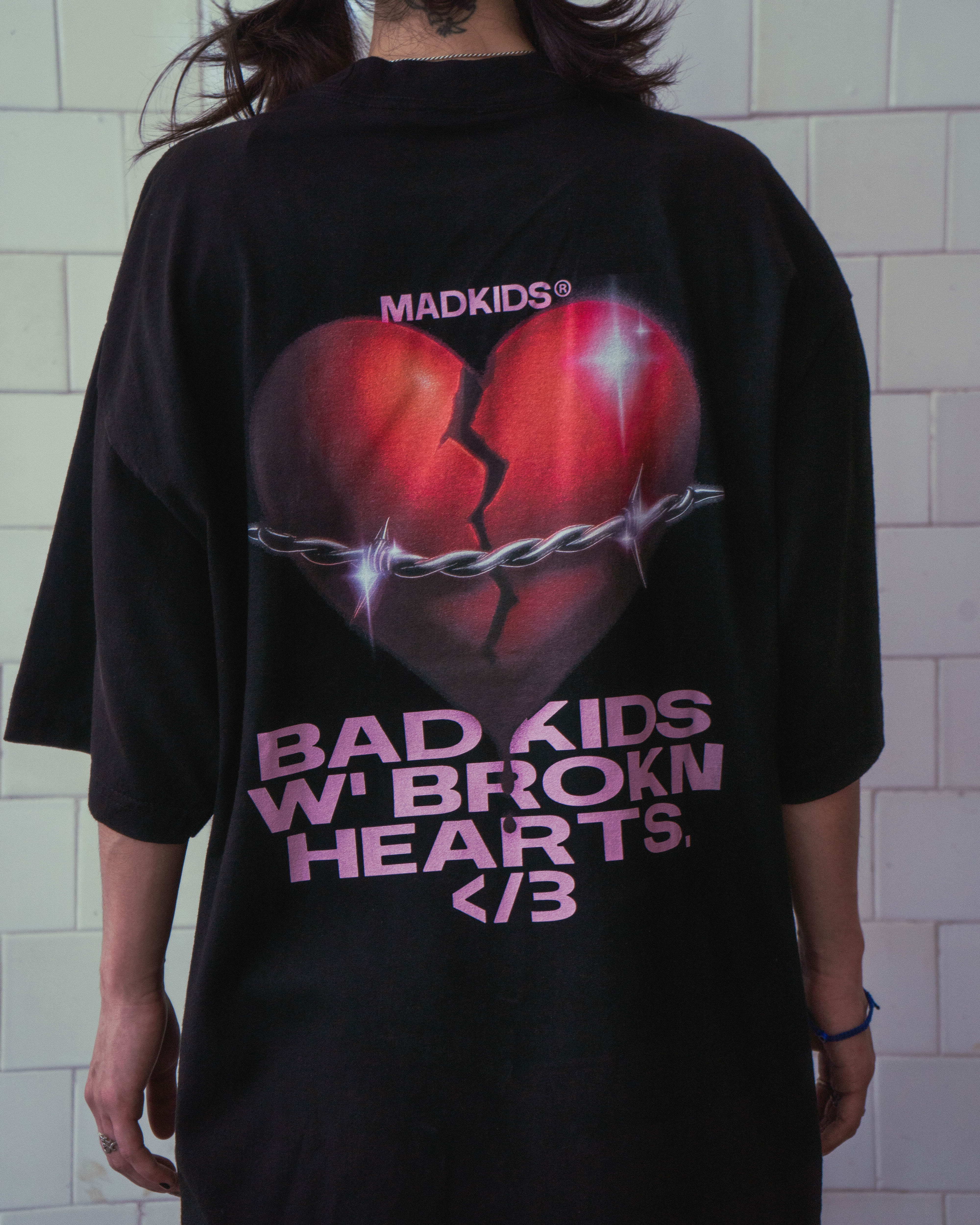 Broken Hearts Tee (Black)