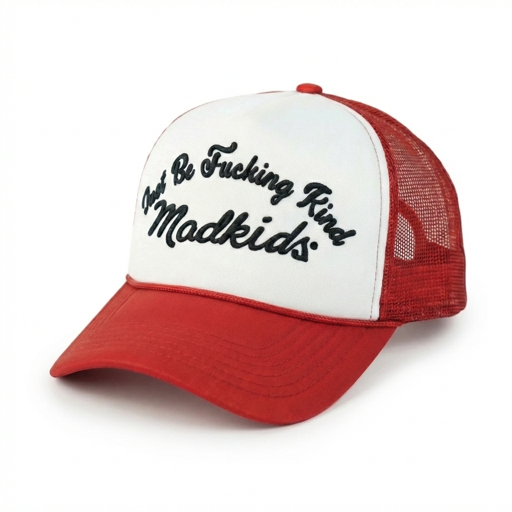 Be Kind Trucker Hat (Red/White)