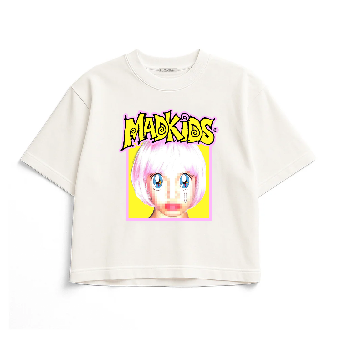 Glitch Angel Tee (Vintage White)