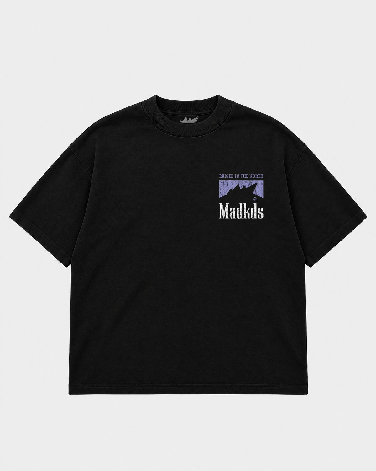 Madkidz RITN Tee Jet Black - mockup frente