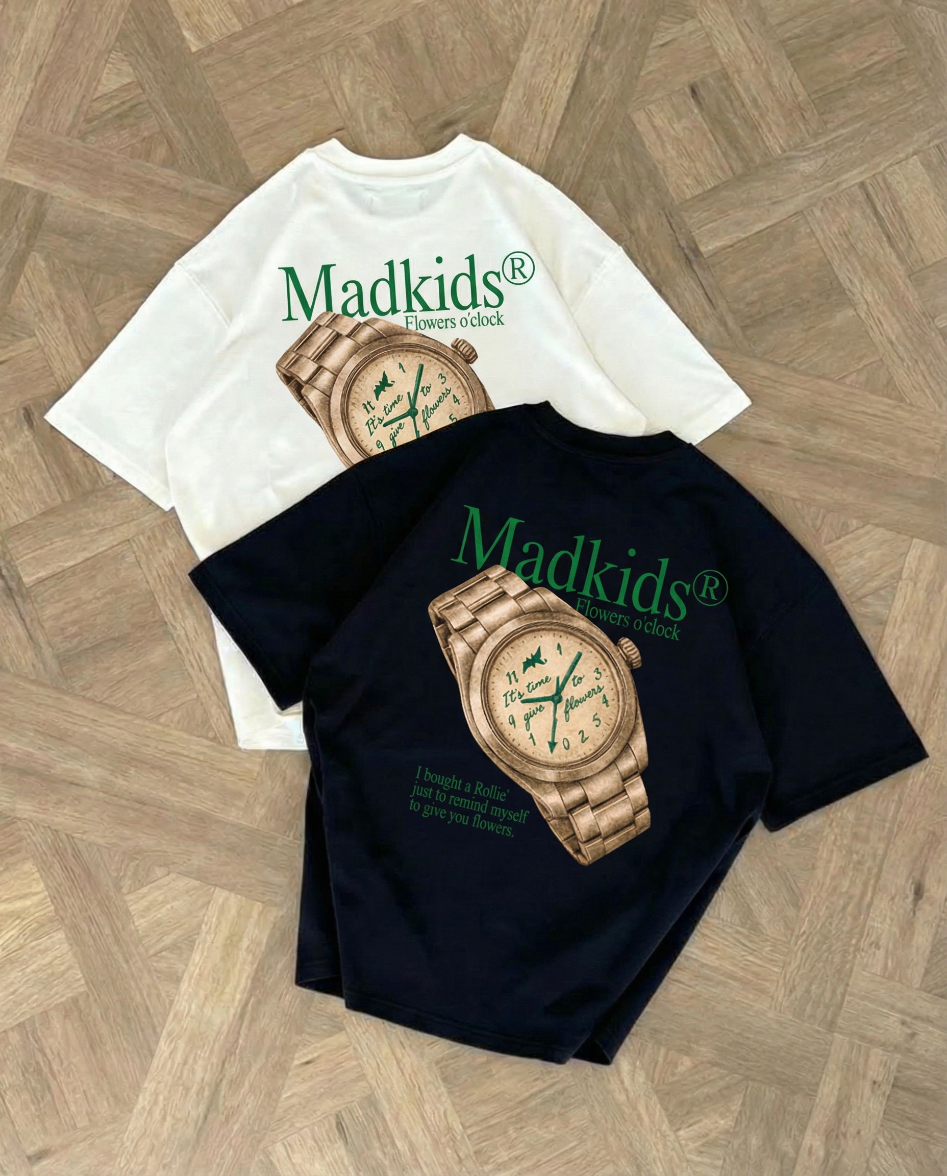 Flowers O'Clock Tee (Off White)