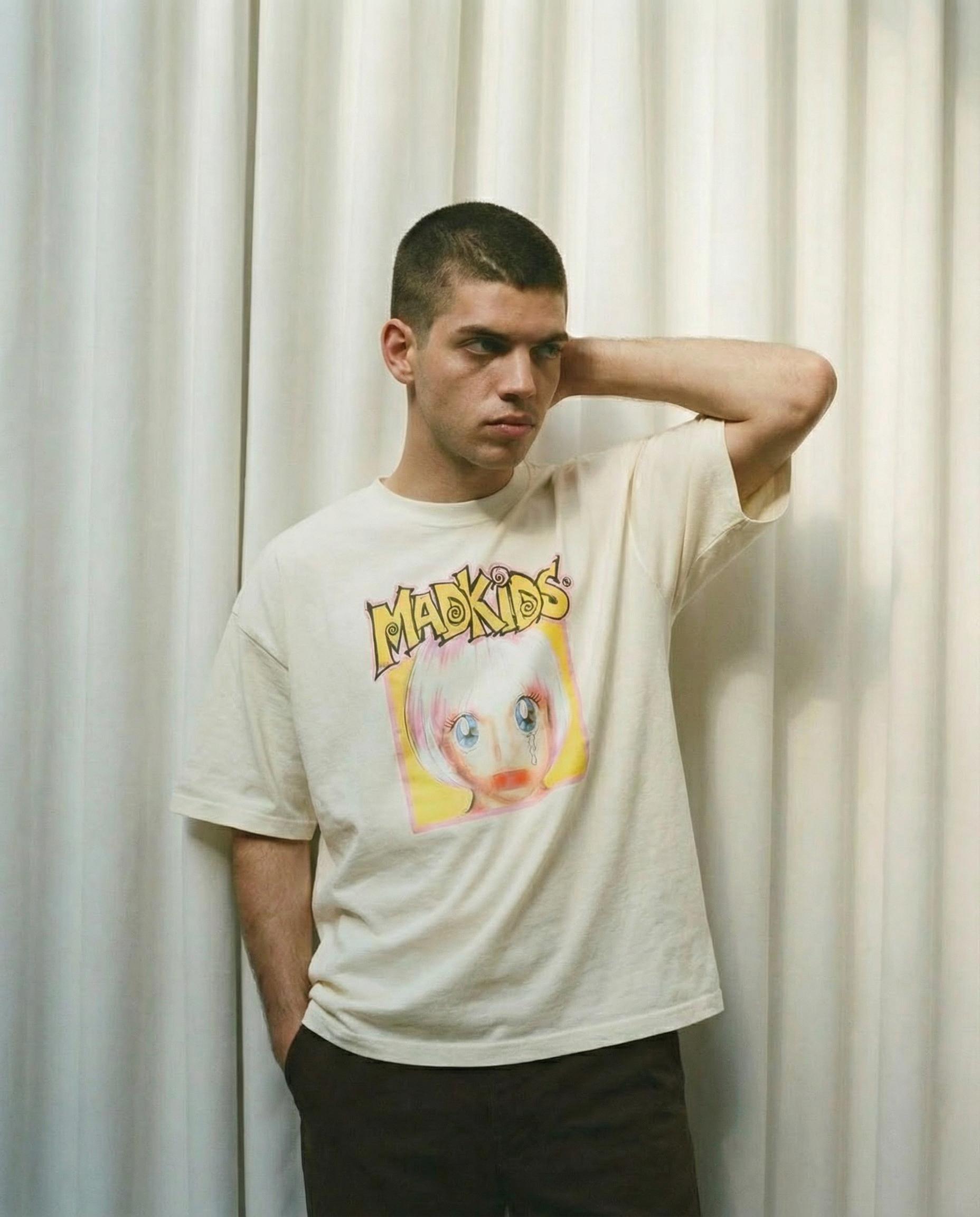 Glitch Angel Tee (Vintage White)