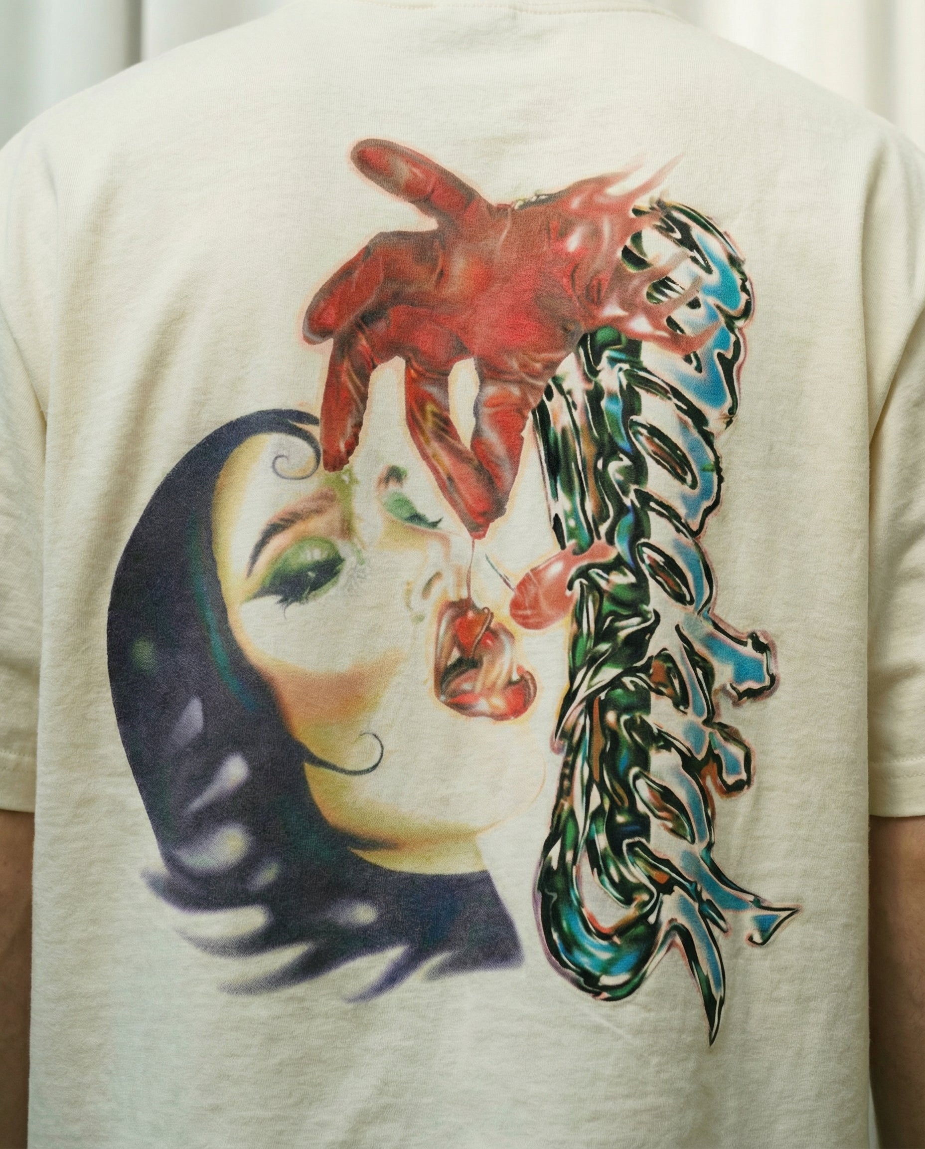 Cherry Trauma Tee (Vintage White)