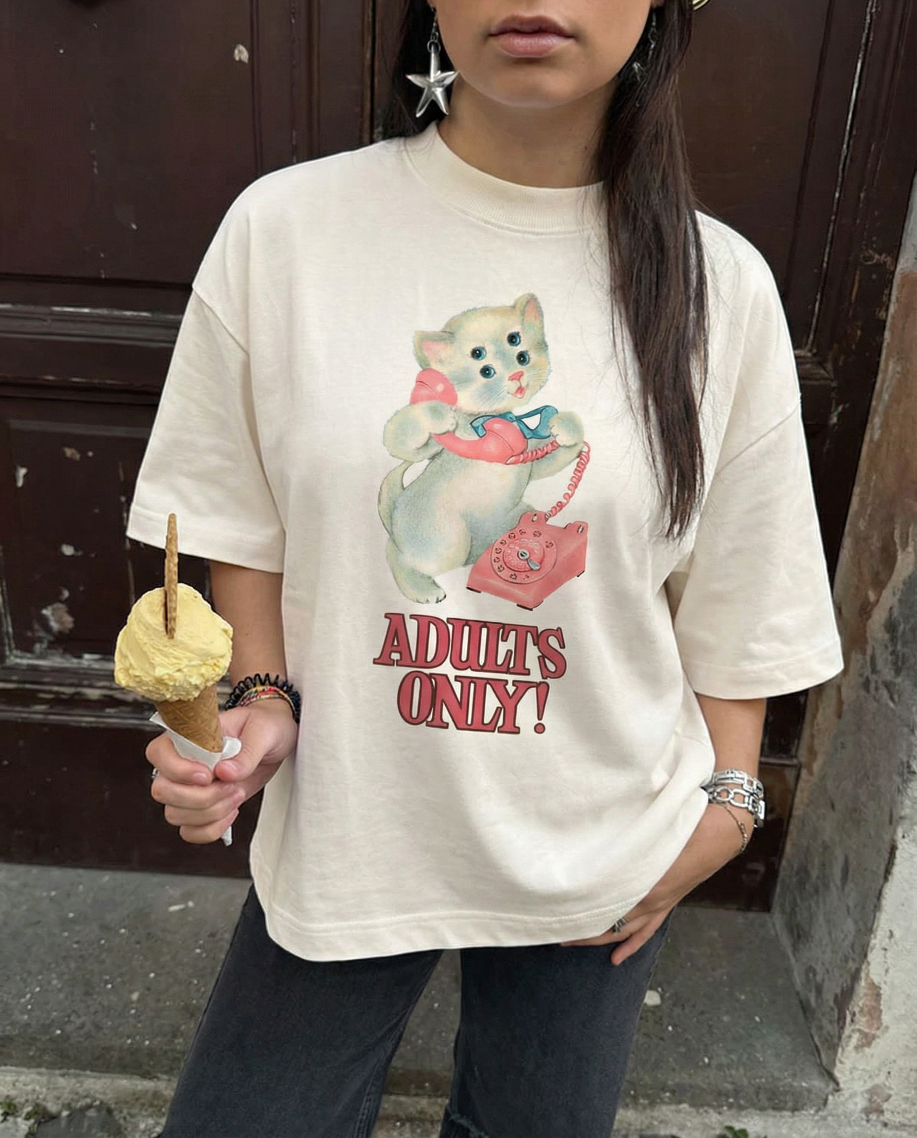 Adults Only Tee (Off White)