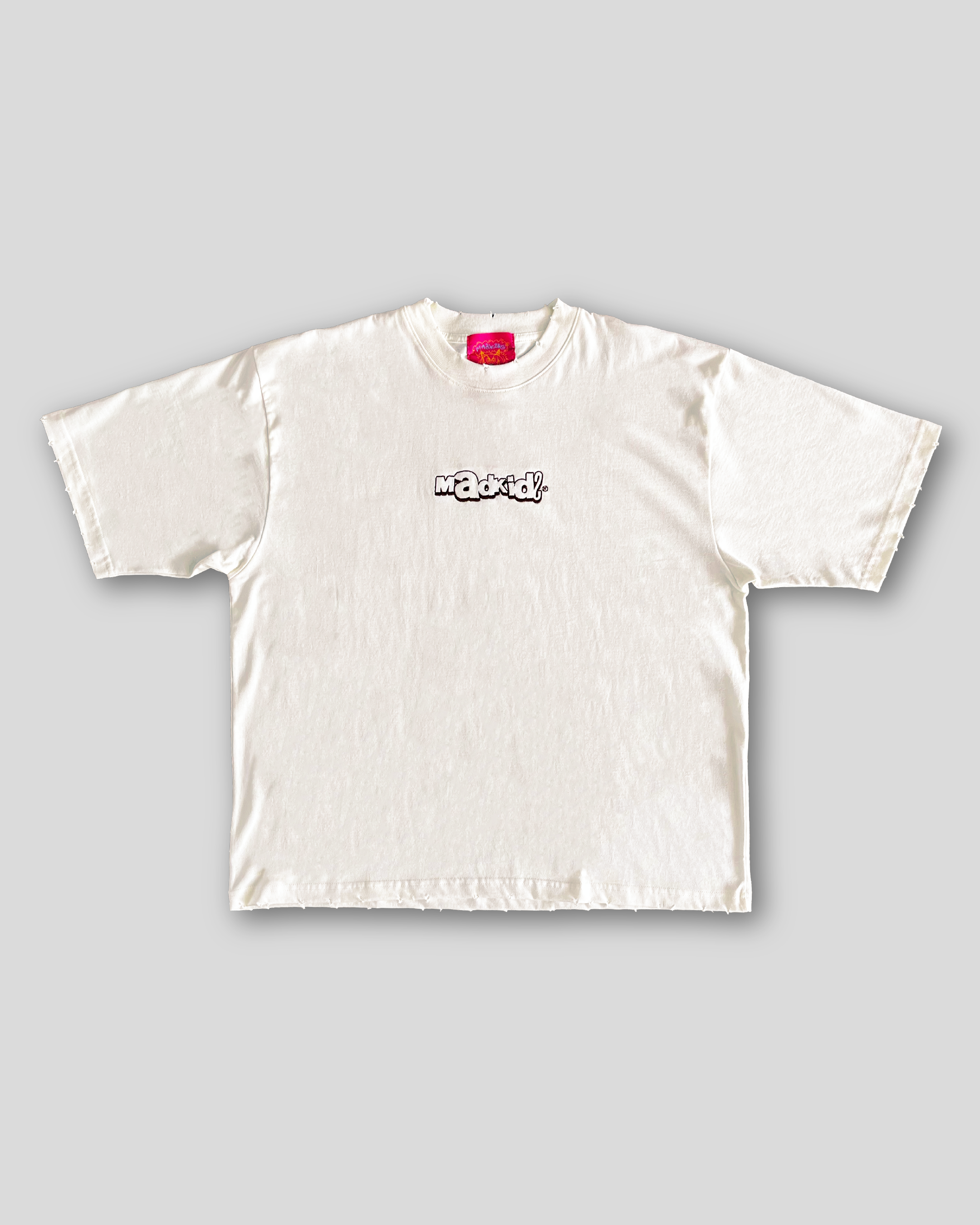 Label Logo Oversized T-Shirt (Ivory)