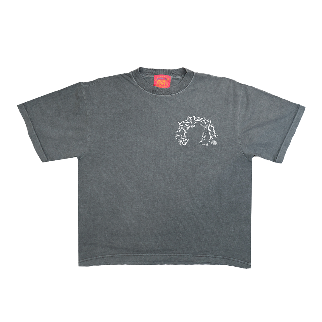 Vicious Boxy T-Shirt (Shadow Grey)