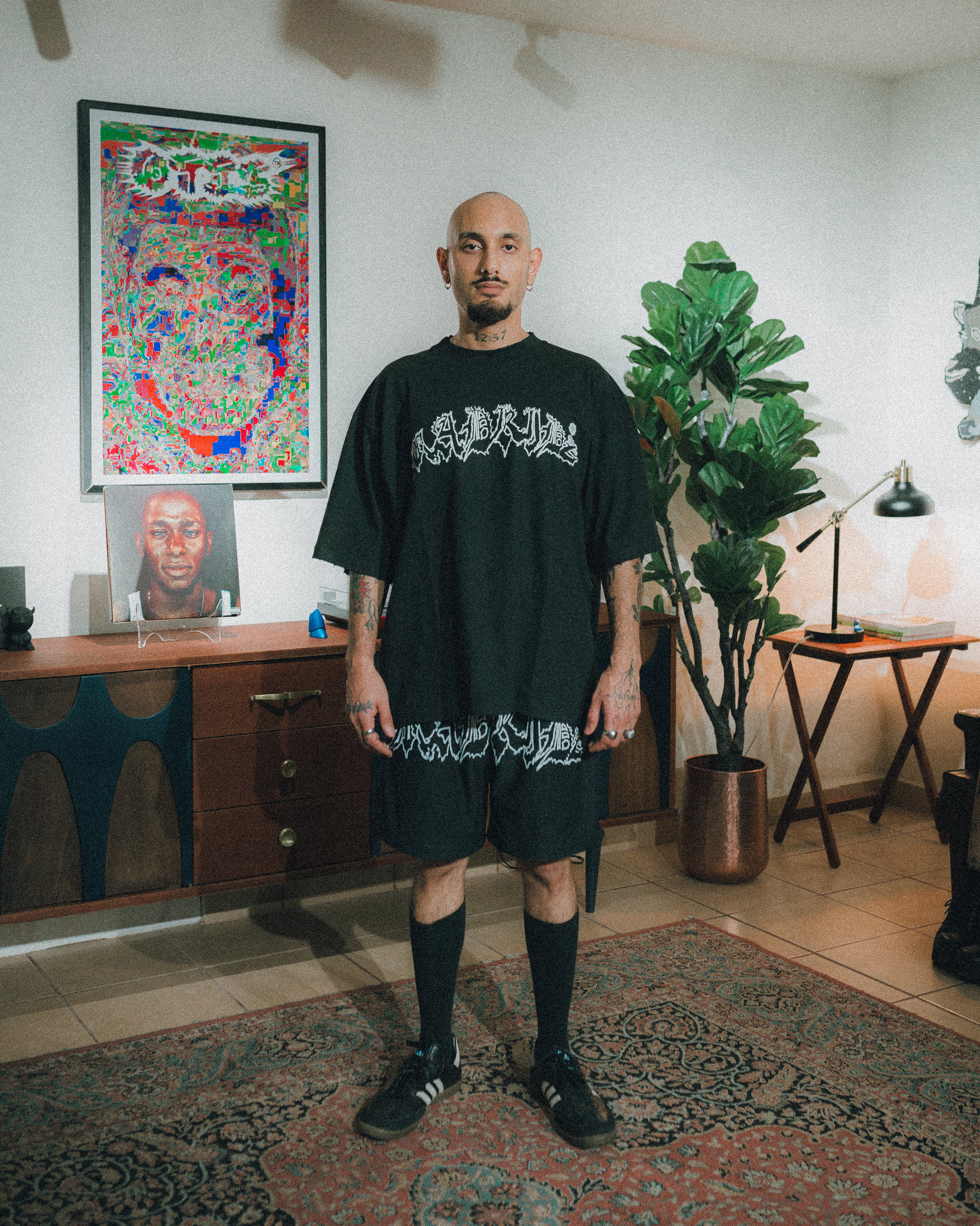 Abyss Oversized Premium T-Shirt (Black)