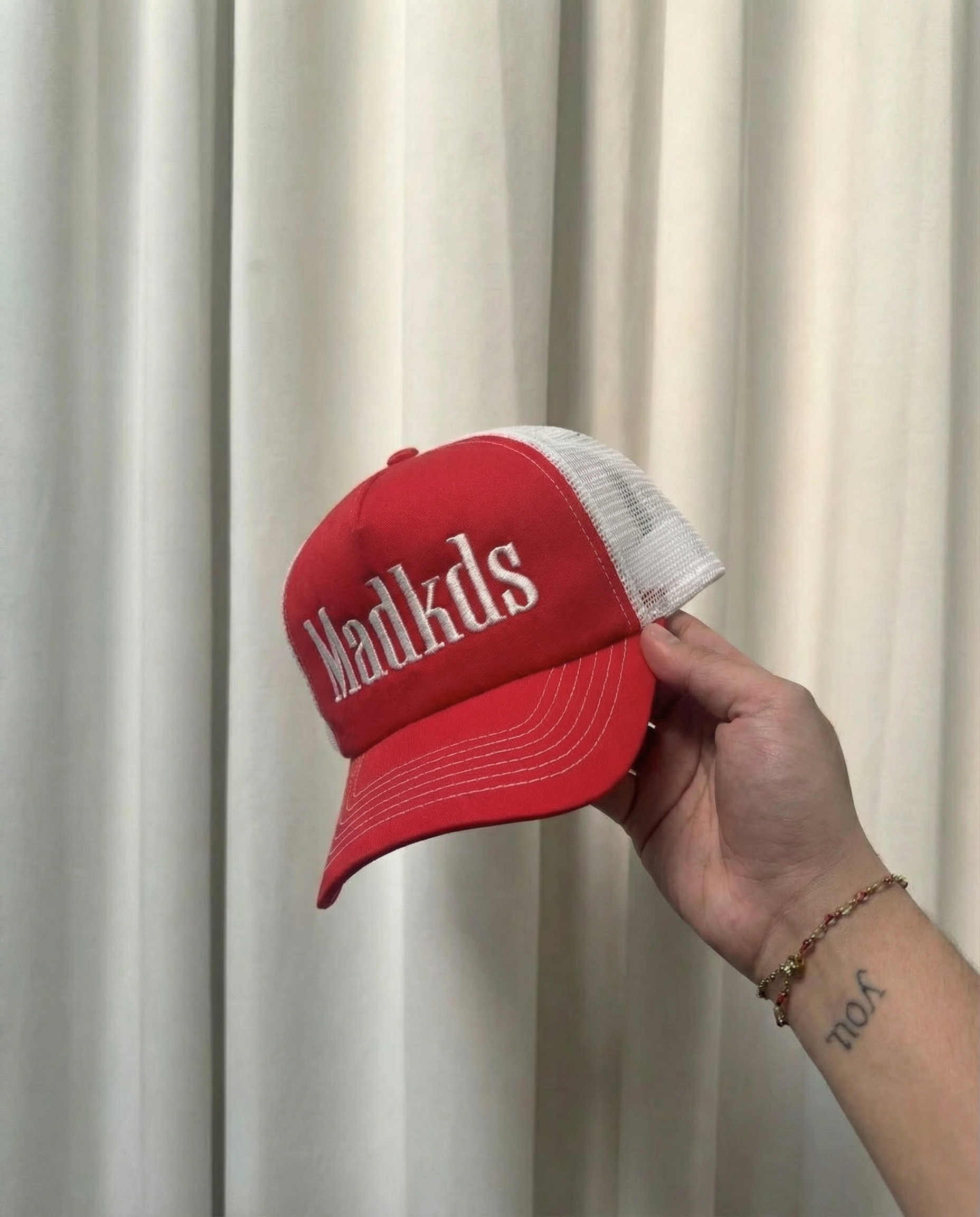 Heritage Trucker Hat (Crimson Red)
