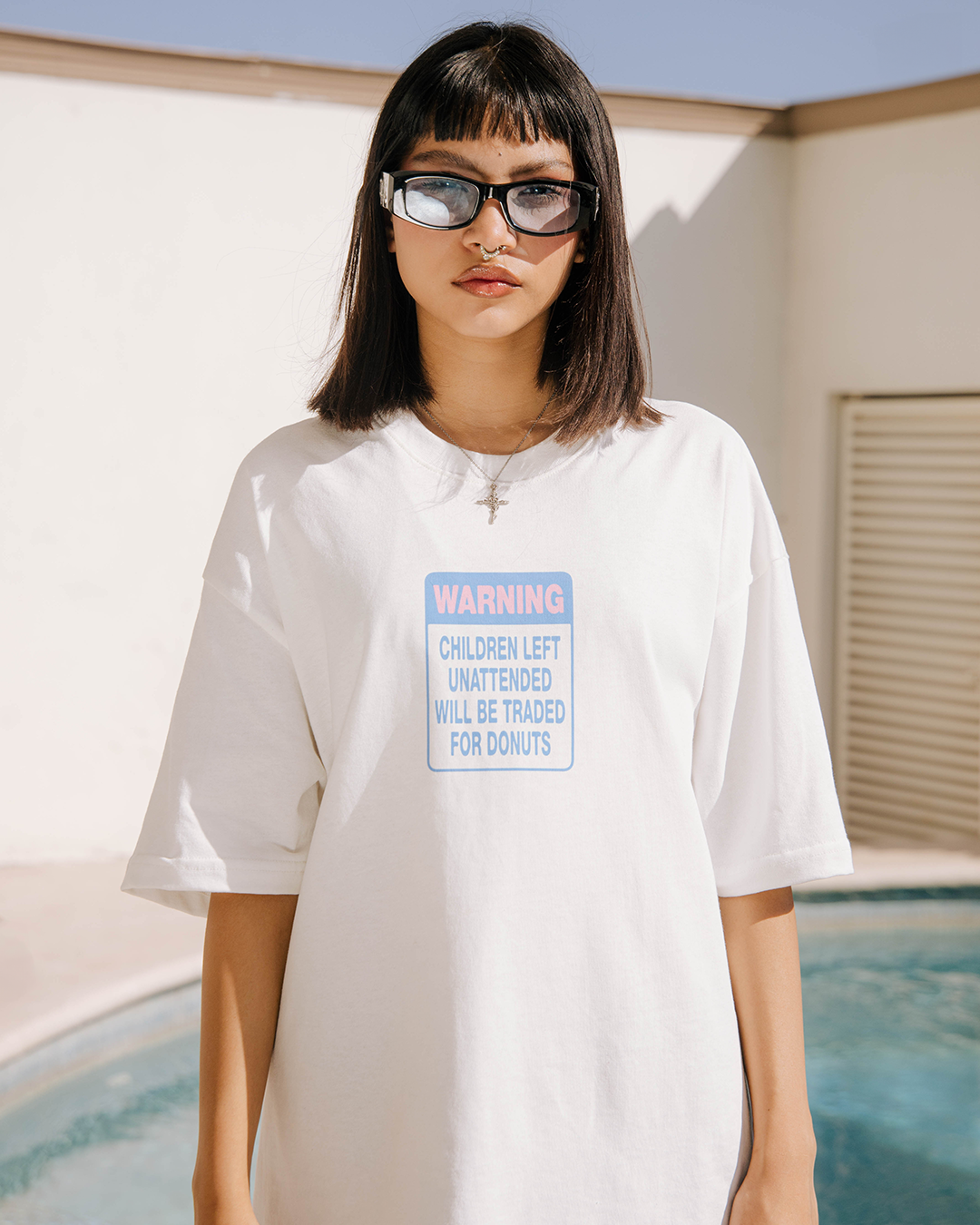 Mad Donuts Relaxed Fit T-Shirt (White)