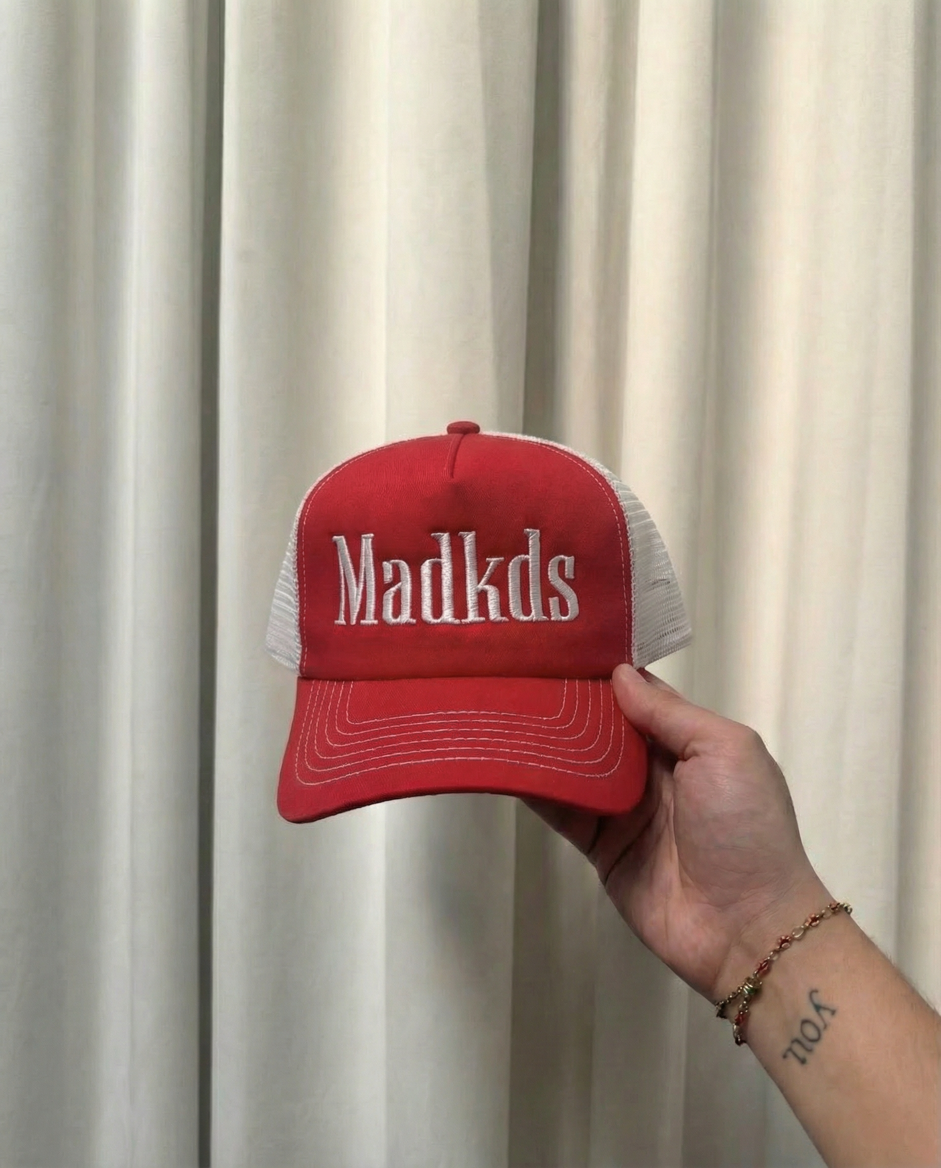 Heritage Trucker Hat (Crimson Red)