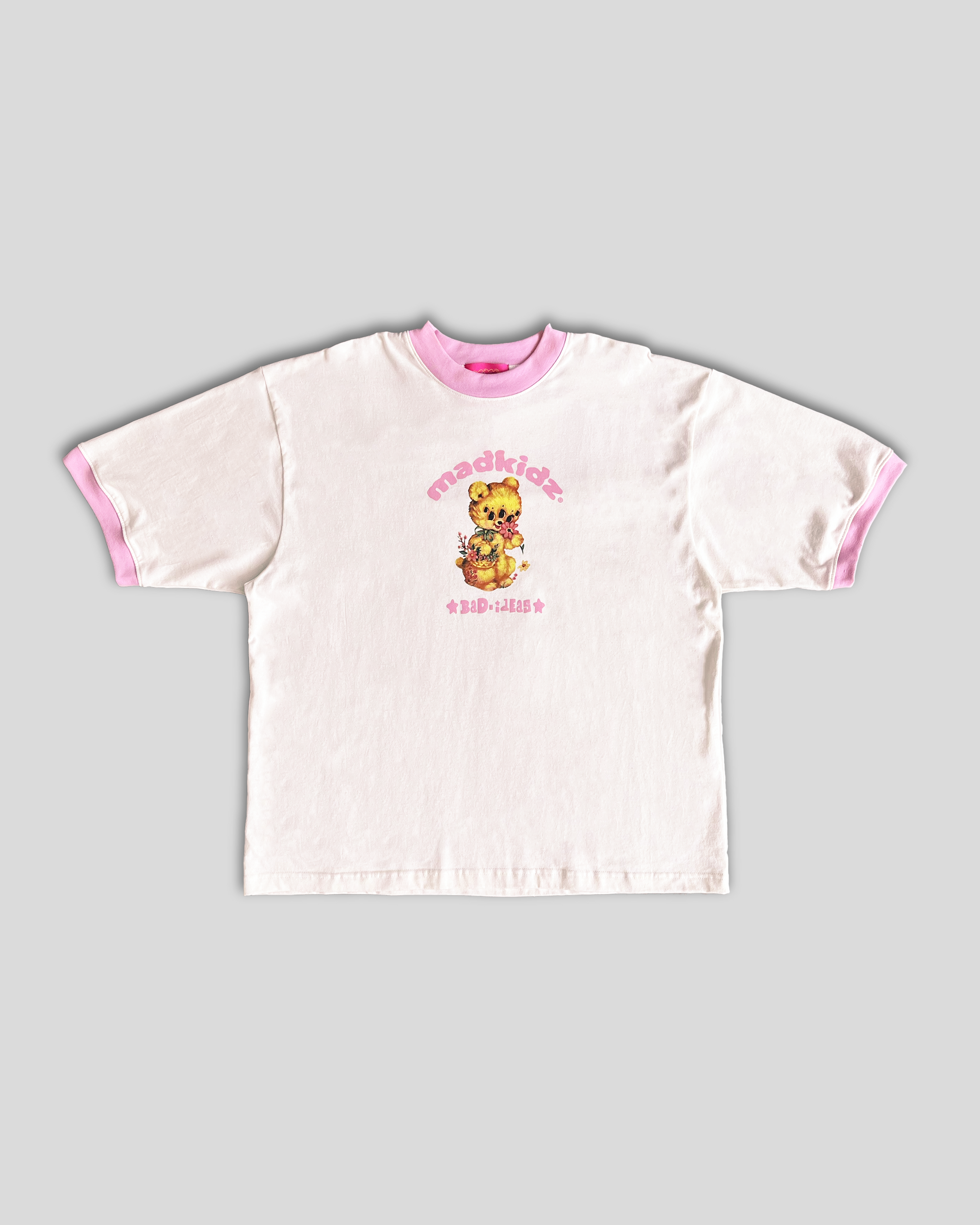 Smell The Roses Oversized TShirt (White)