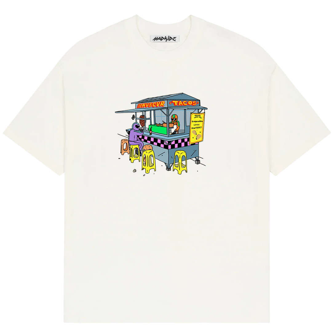 Nvscvr Tacos Tour Mex T-Shirt (White)