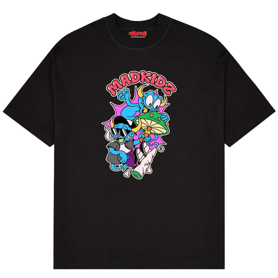 Shroomies Relaxed Fit T-Shirt (Black)