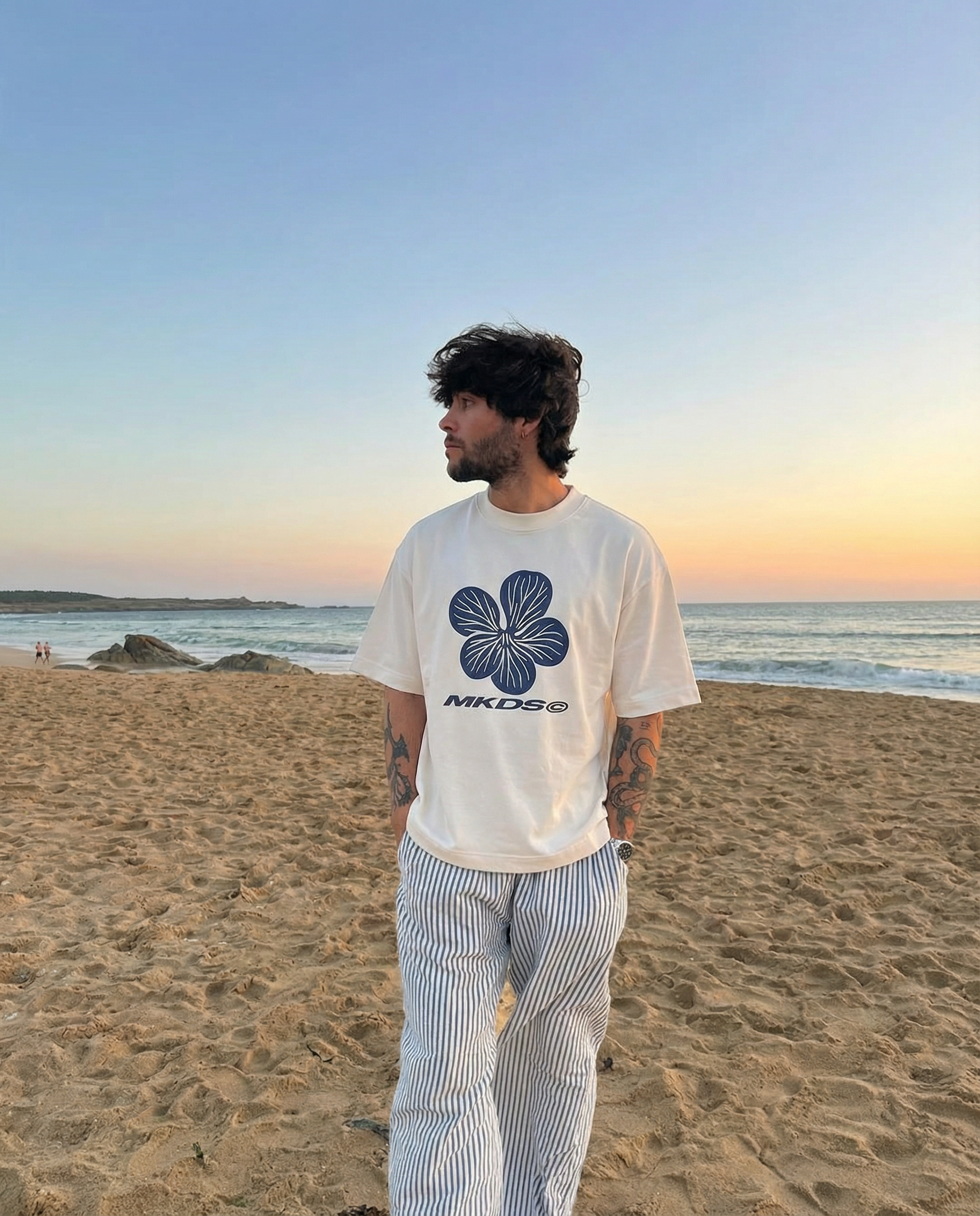 Jacaranda Tee (Off White)