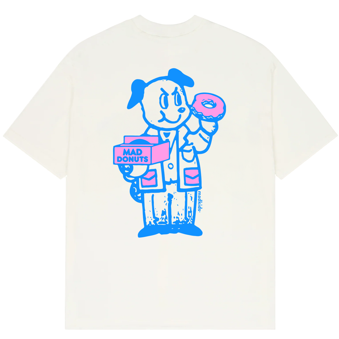 Mad Donuts Relaxed Fit T-Shirt (White)