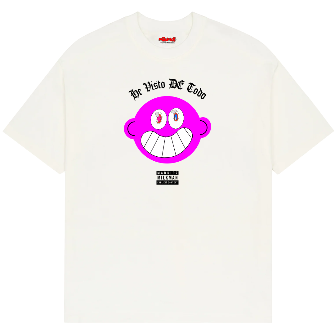 Smiley Milk Tee (White)