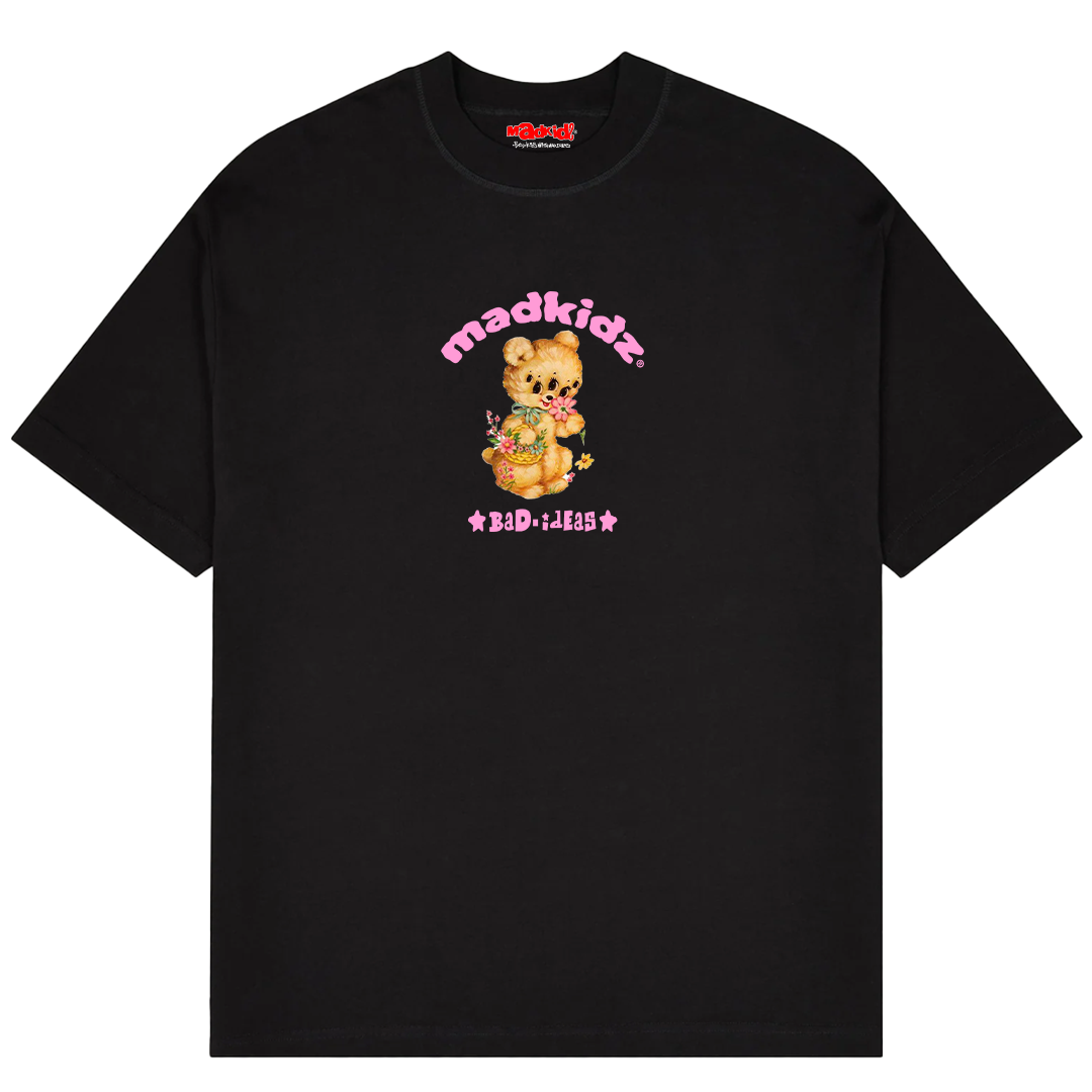 Smell The Roses Relaxed Fit T-Shirt (Black)