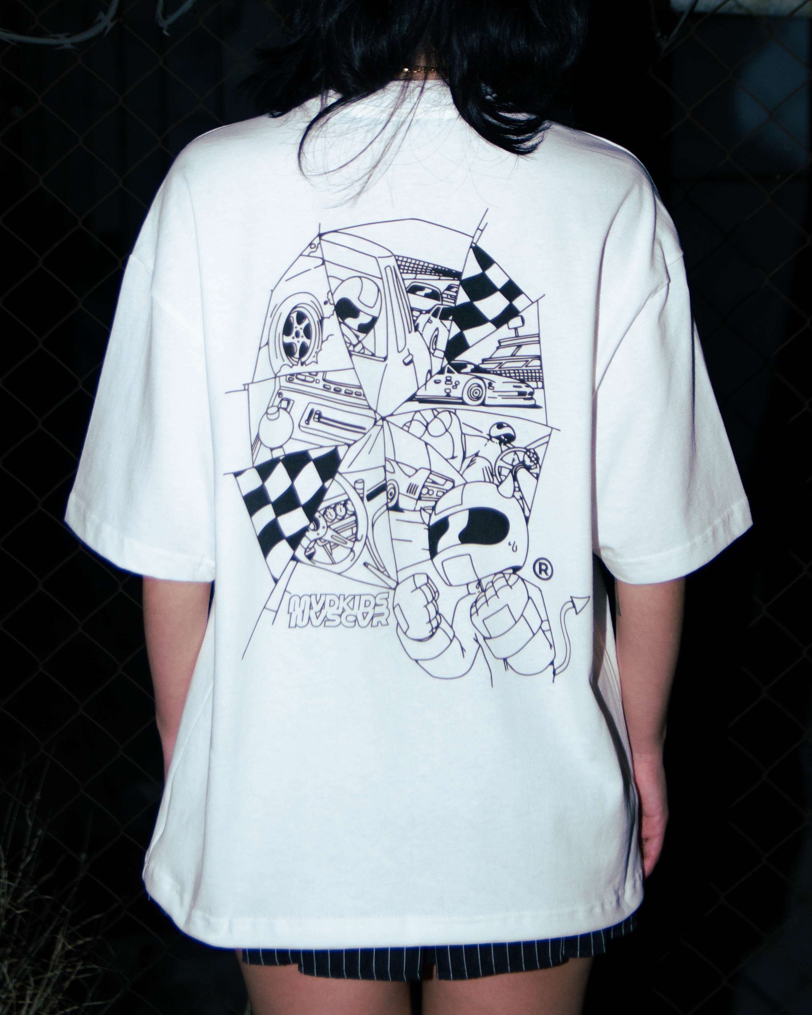 Mad Racer T-Shirt (White)