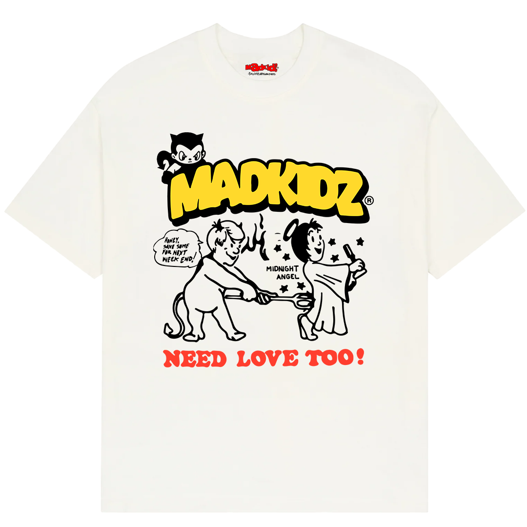 Need Love Relaxed Fit T-Shirt (White)