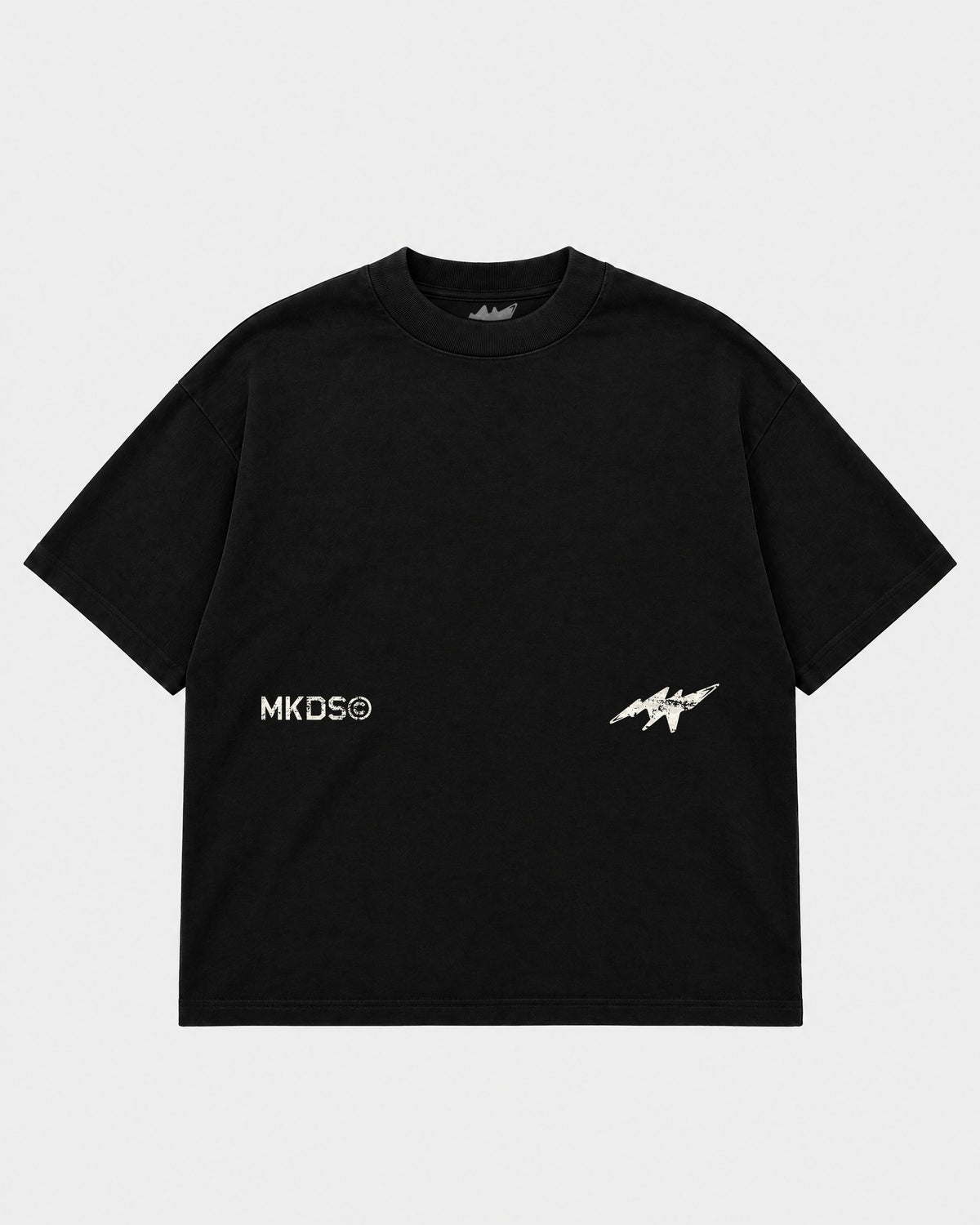 Madkidz High Performance Creatvs Tee Jet Black - mockup frente