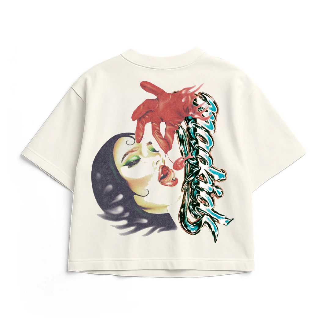 Cherry Trauma Tee (Vintage White)