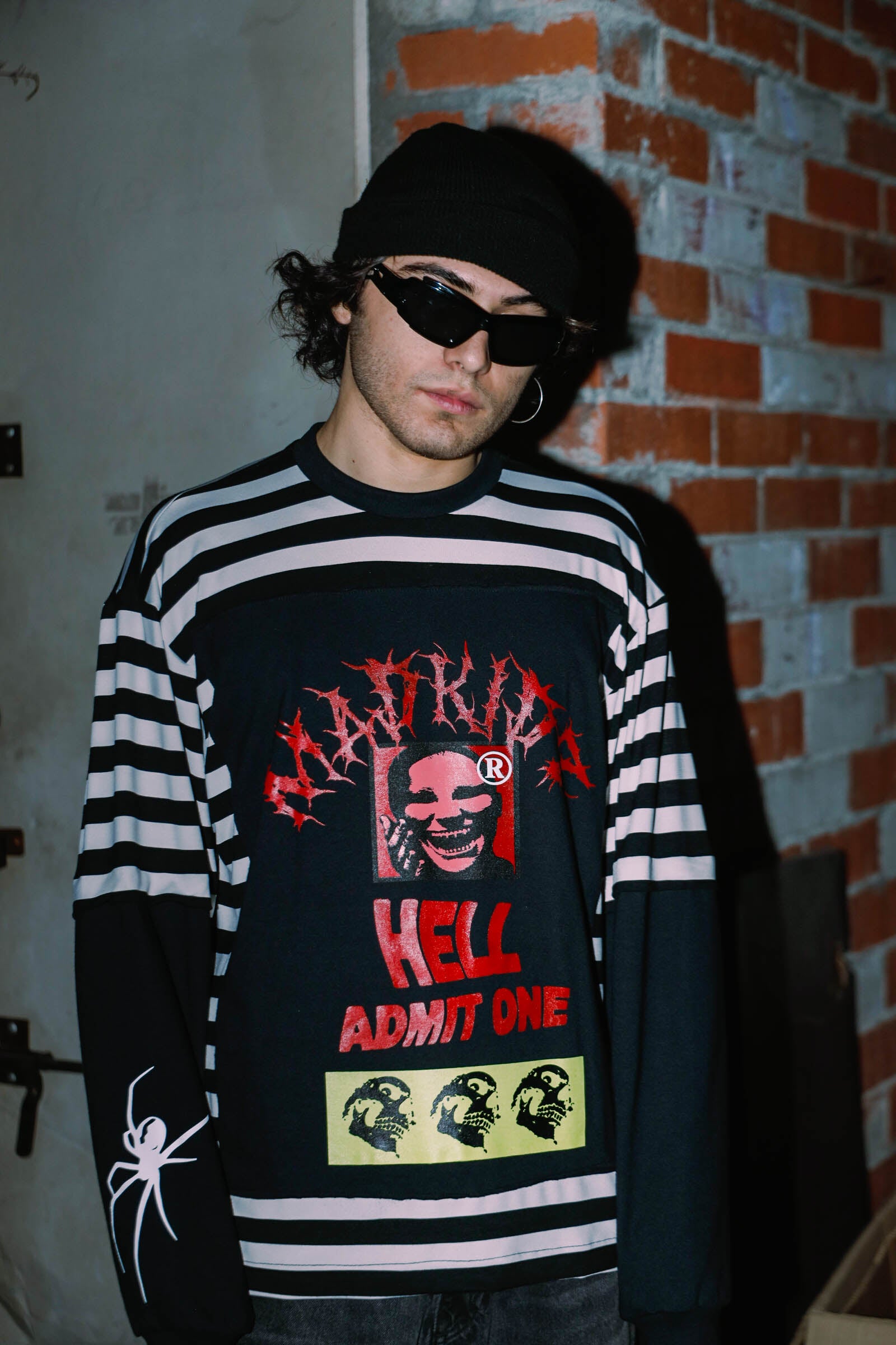 Hell Pass Stripes Oversized Fit T-Shirt