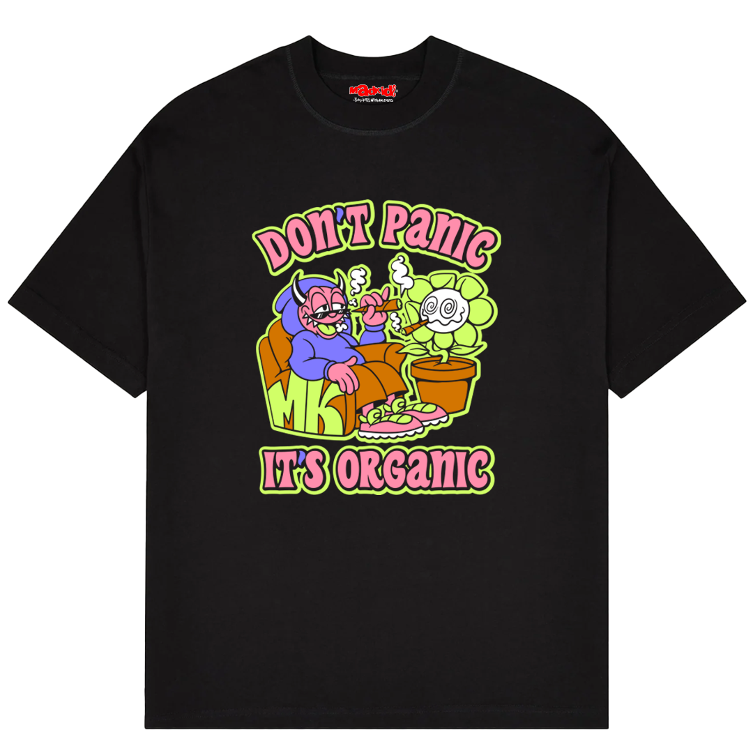 Don’t Panic Relaxed Fit T-Shirt (Black)