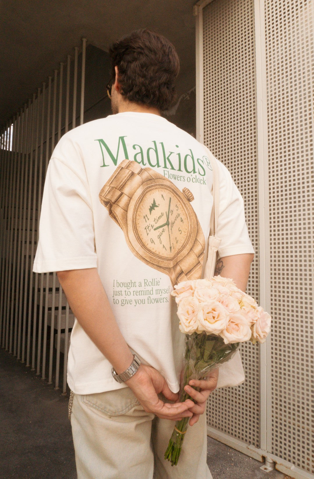 Flowers O'Clock Tee (Off White)