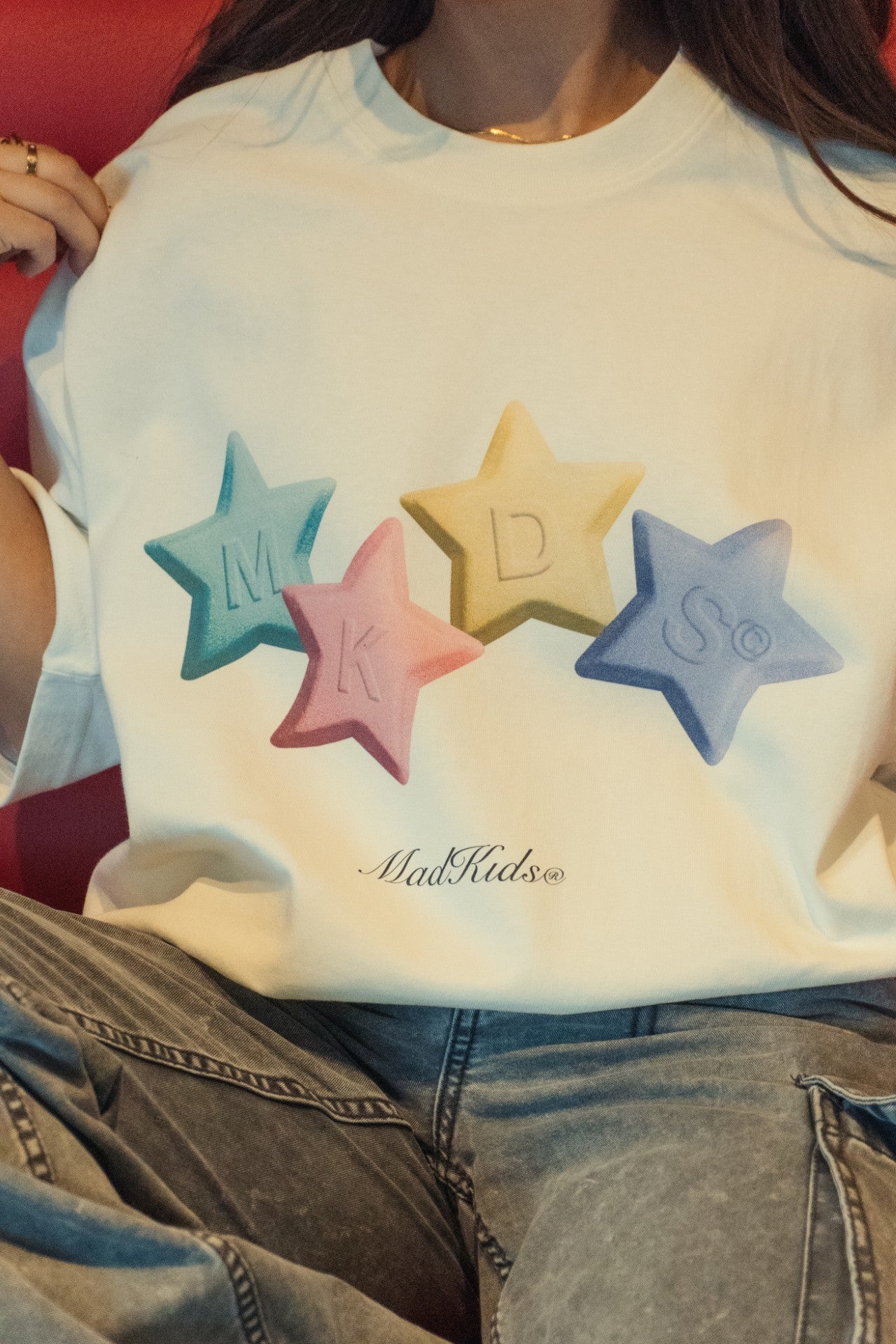 Pop Stars Tee (Off White)