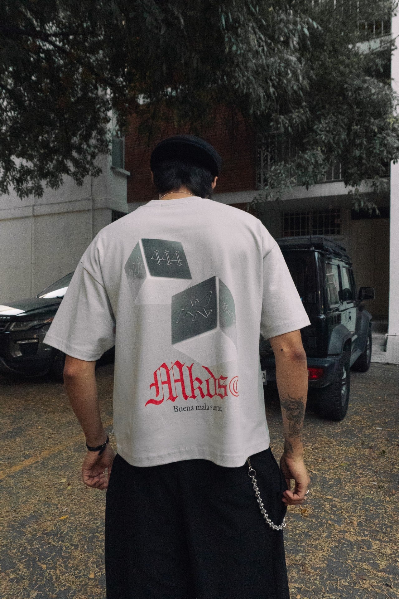 Good Bad Luck Tee (Concrete)
