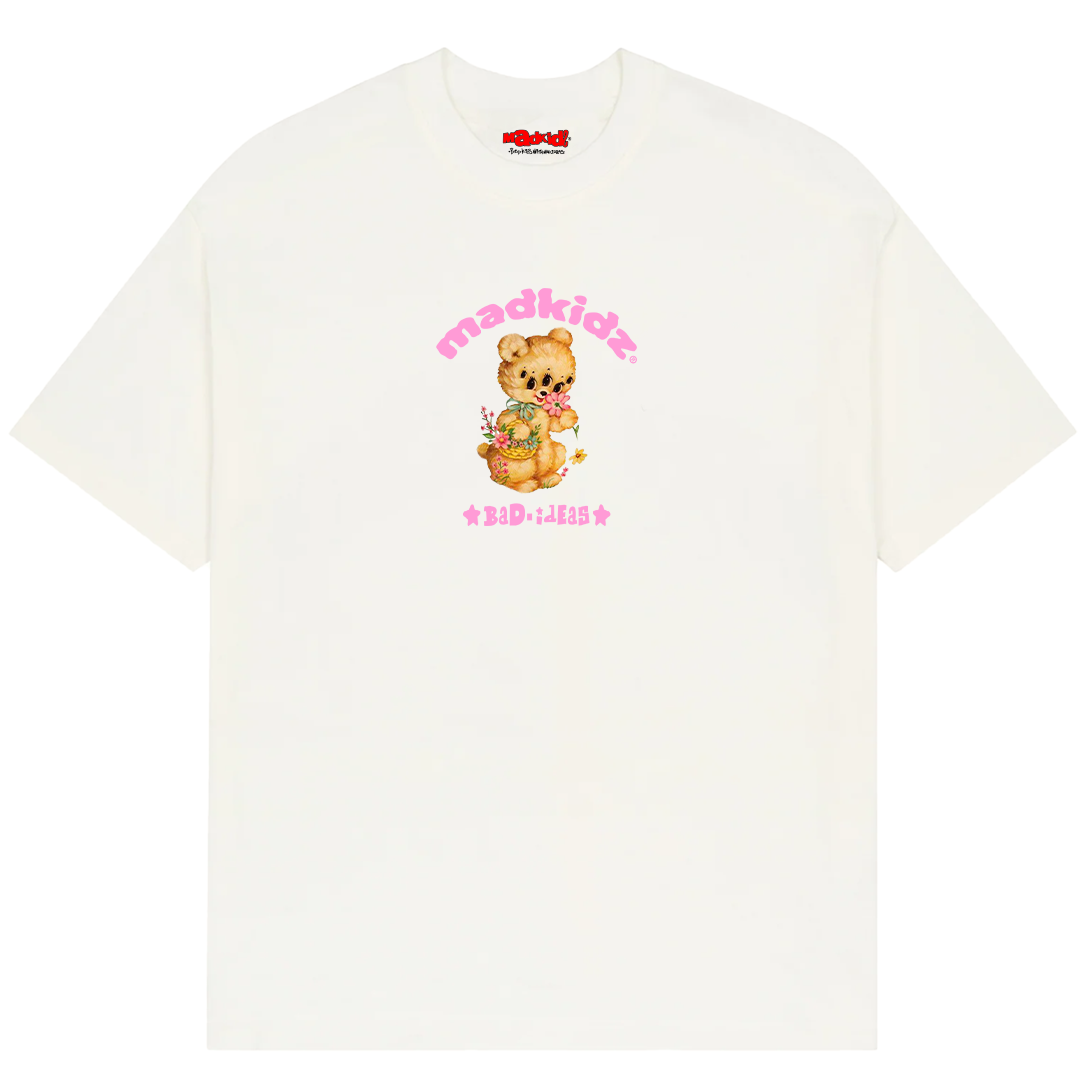 Smell The Roses Relaxed Fit T-Shirt (White)