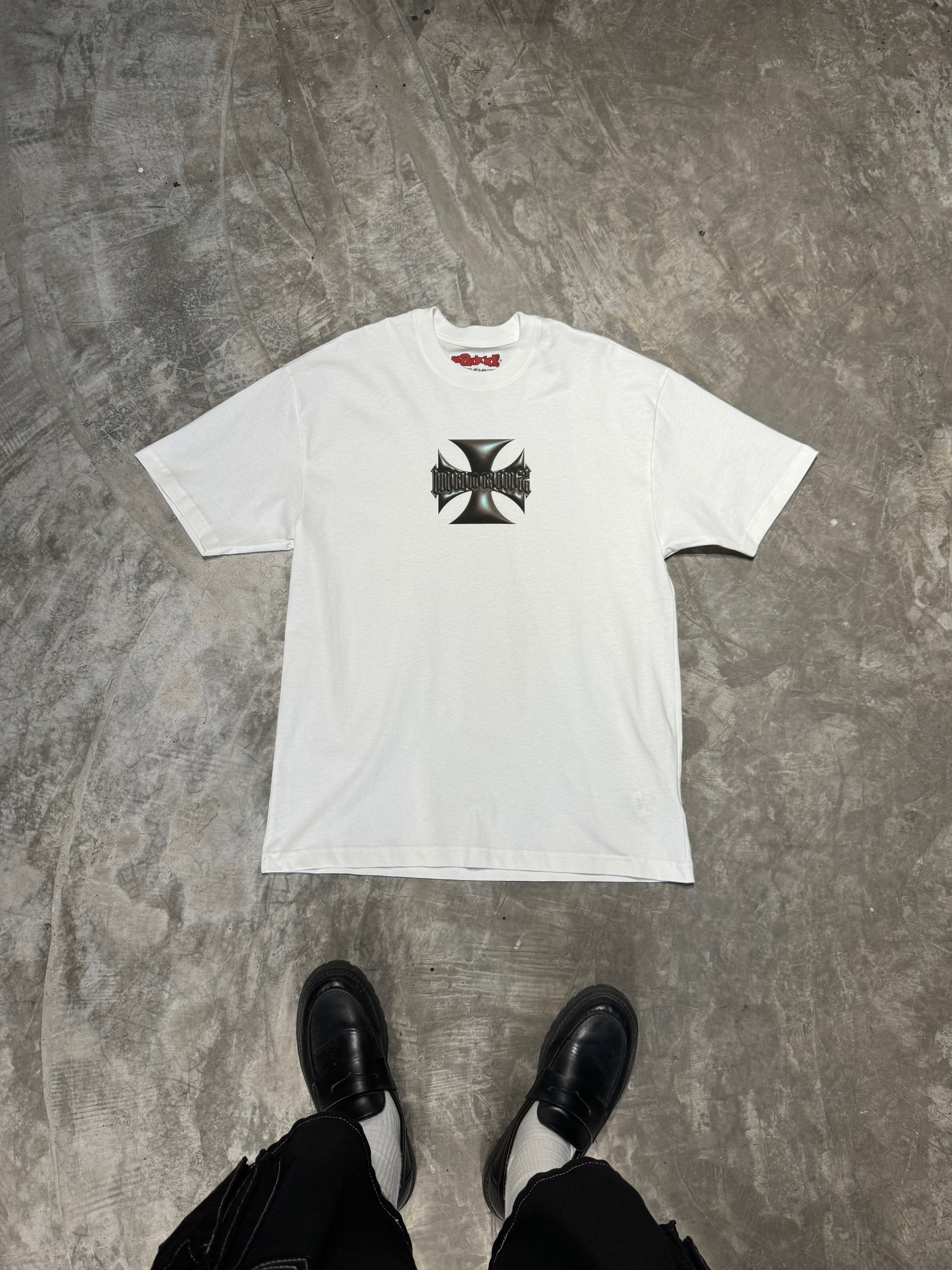 Chopper Skin Relaxed Fit T-Shirt (White)