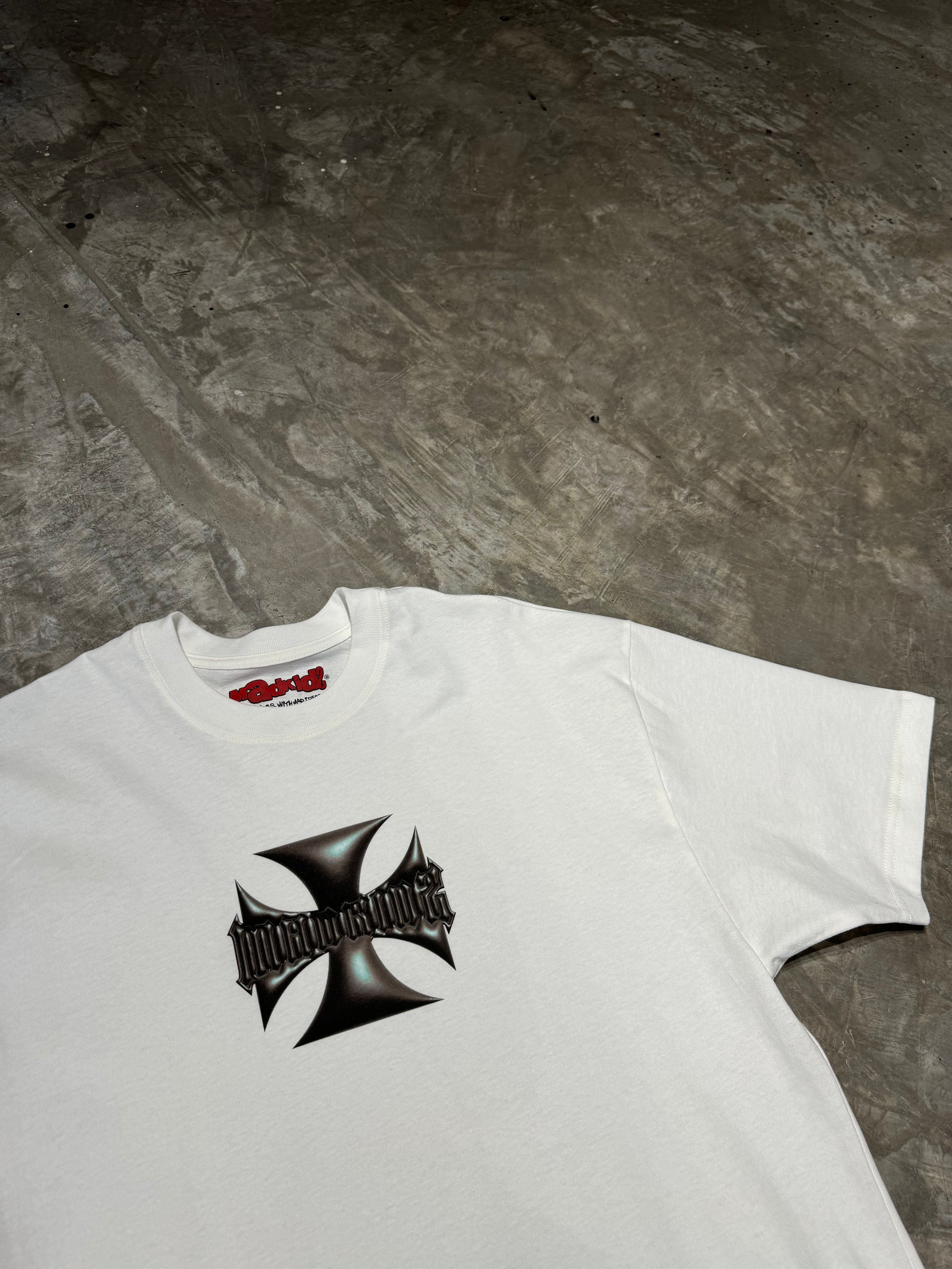 Chopper Skin Relaxed Fit T-Shirt (White)