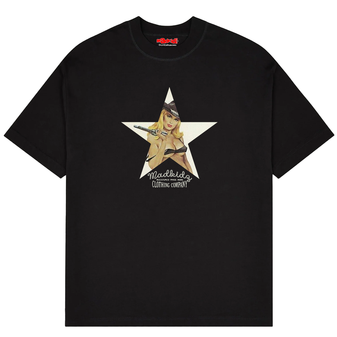 Lone Star Relaxed Fit T-Shirt (Black)