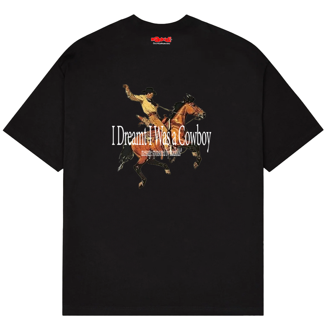 Cowboy Dreams Relaxed Fit T-Shirt (Black)