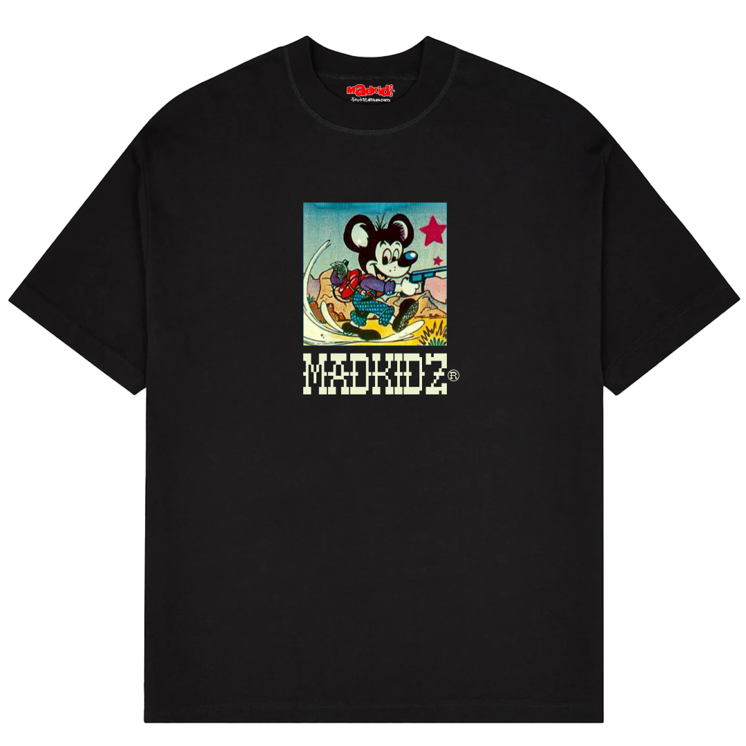 Bandit Mouse Relaxed Fit T-Shirt (Black)