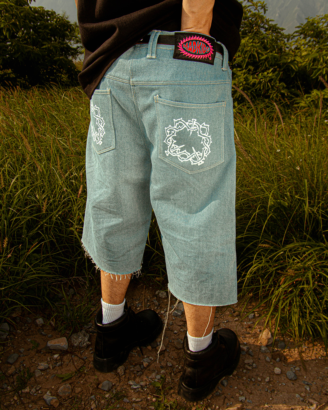 Rodeo Denim Jorts (Washed Blue)