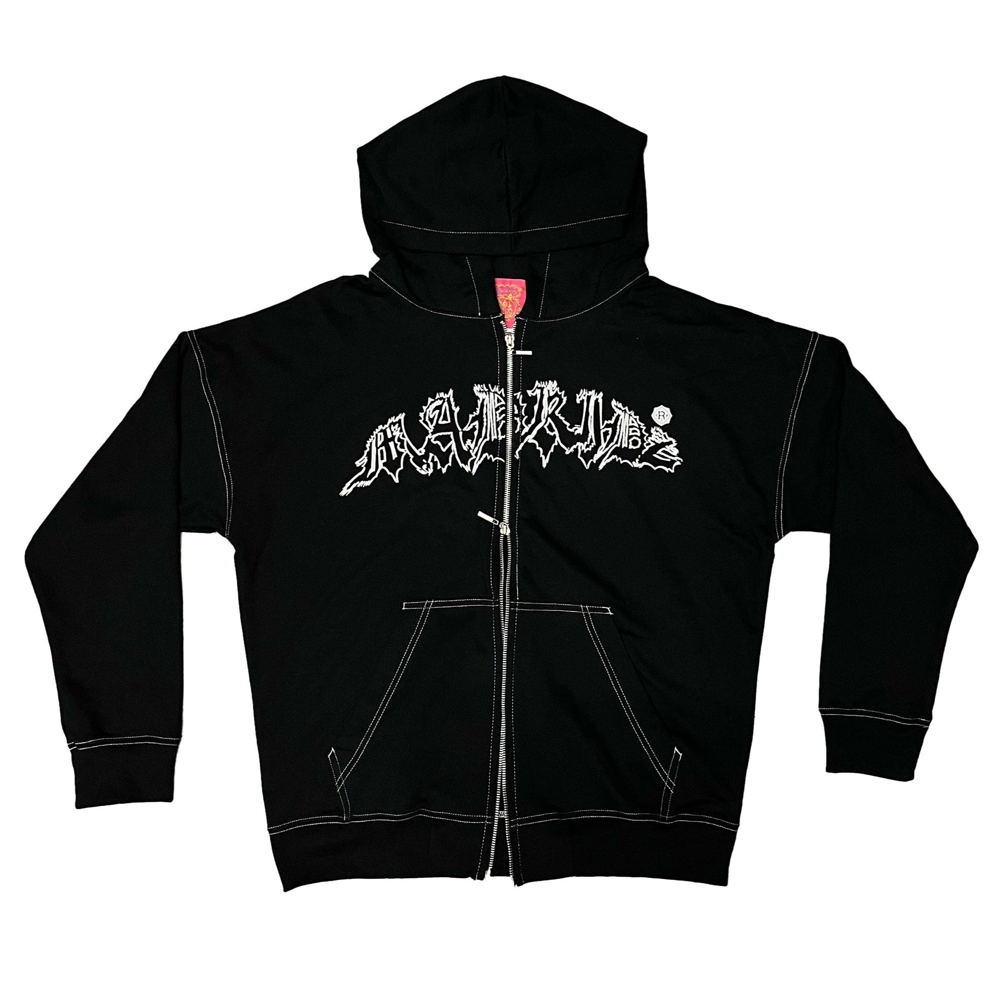 Abyss Double Zip Premium Hoodie (Black)