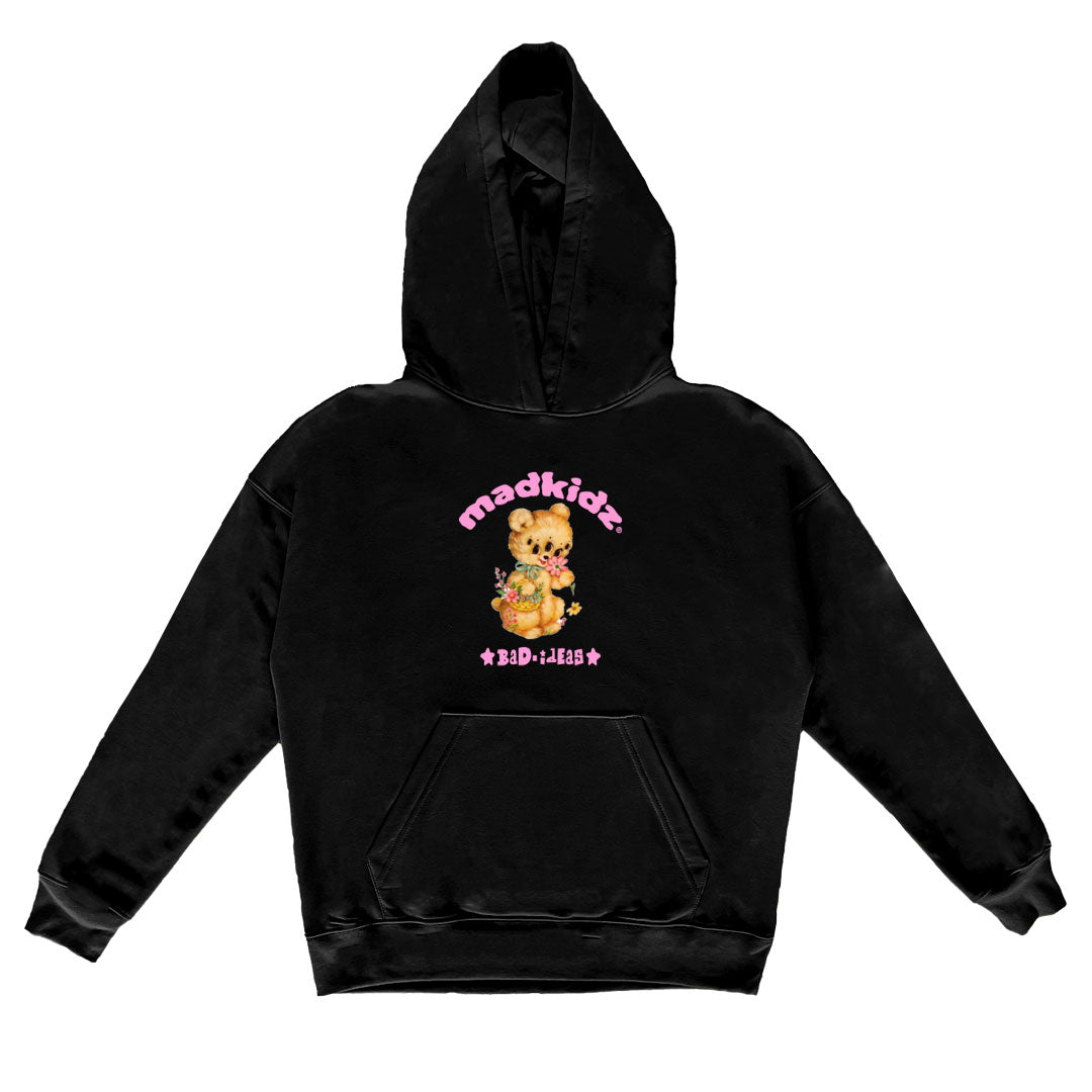 Smell the roses Hoodie (Black)