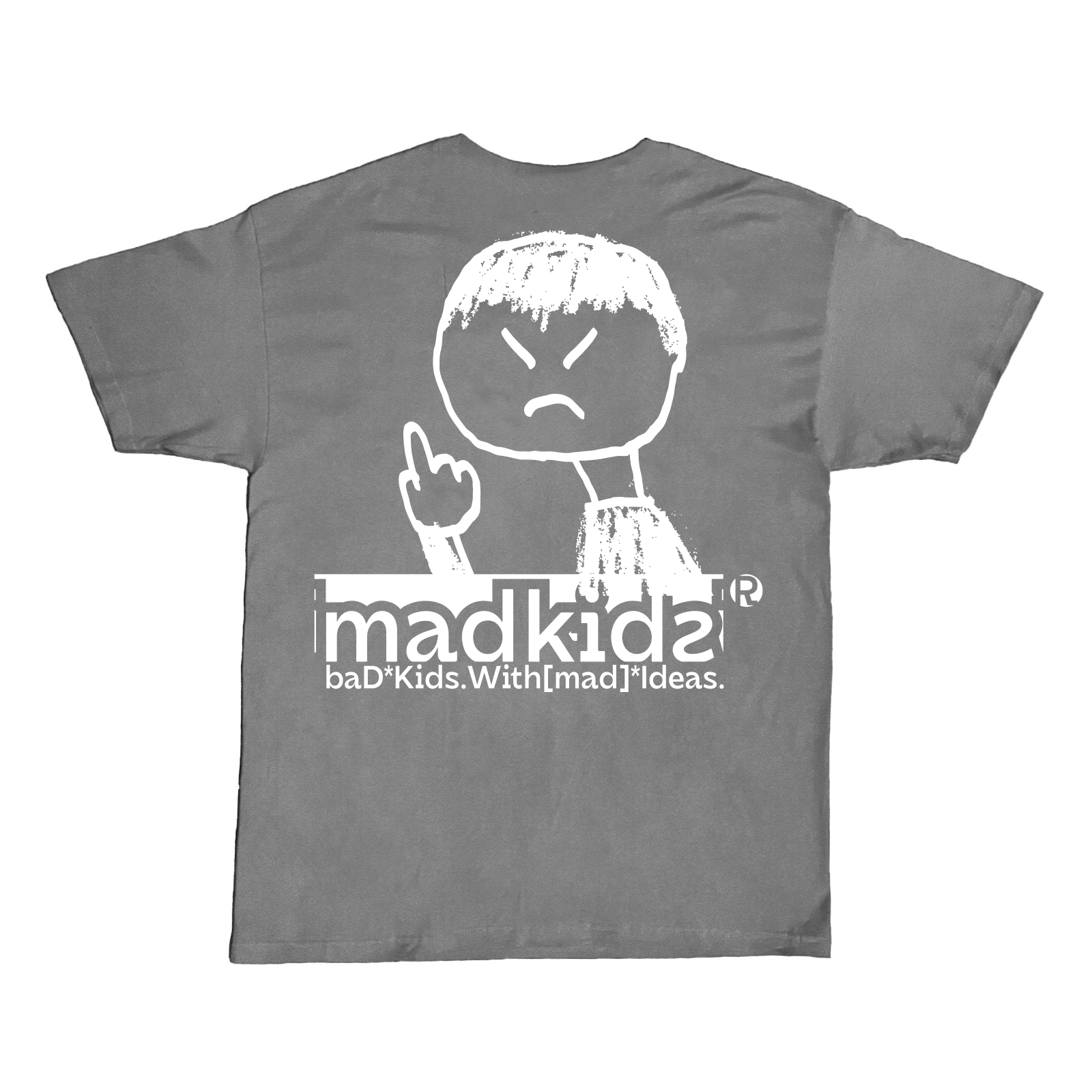 Niño Malo T- Shirt Garment Dye (Grey)