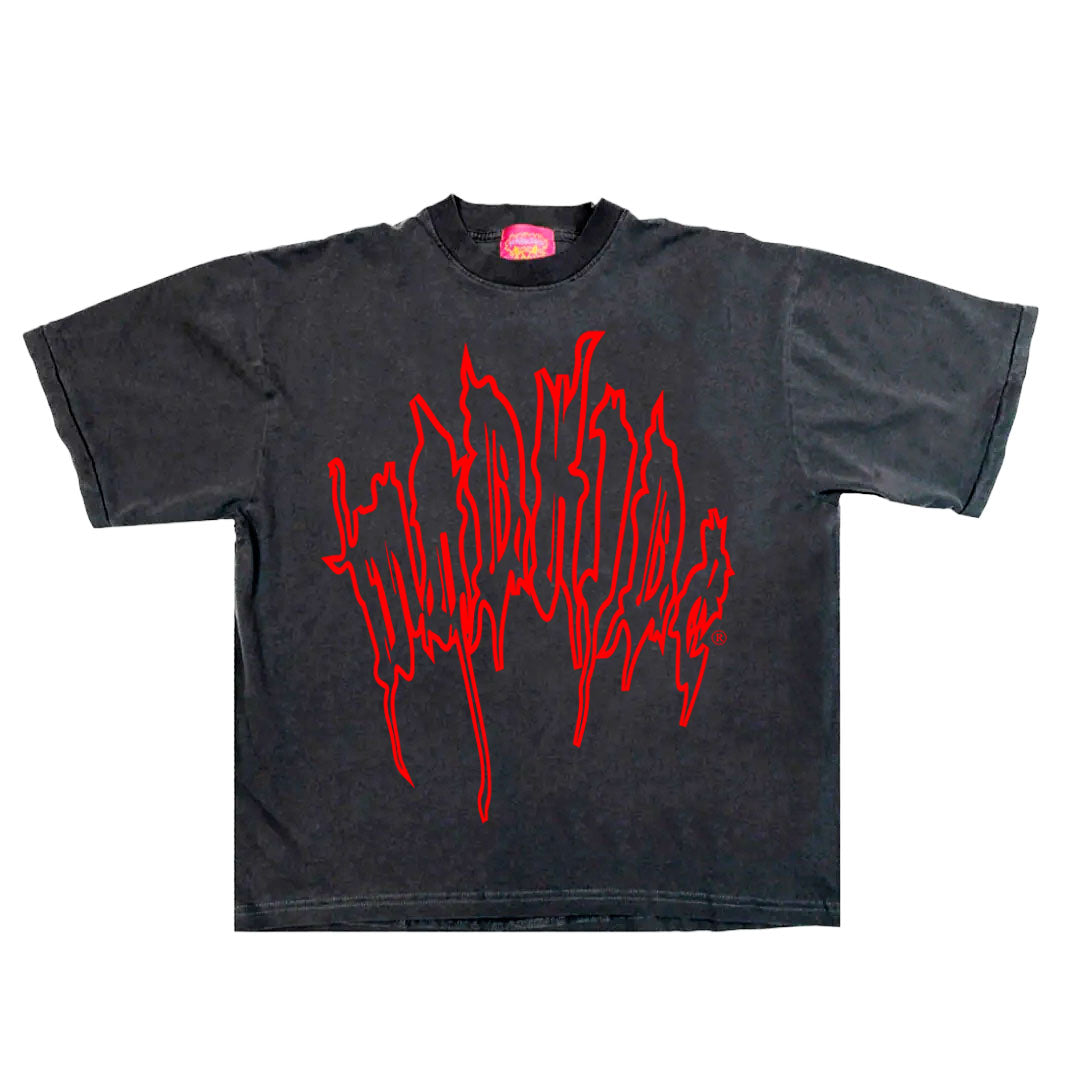 Modern Vampire Oversized Fit T-Shirt (Black/Garment Dye)