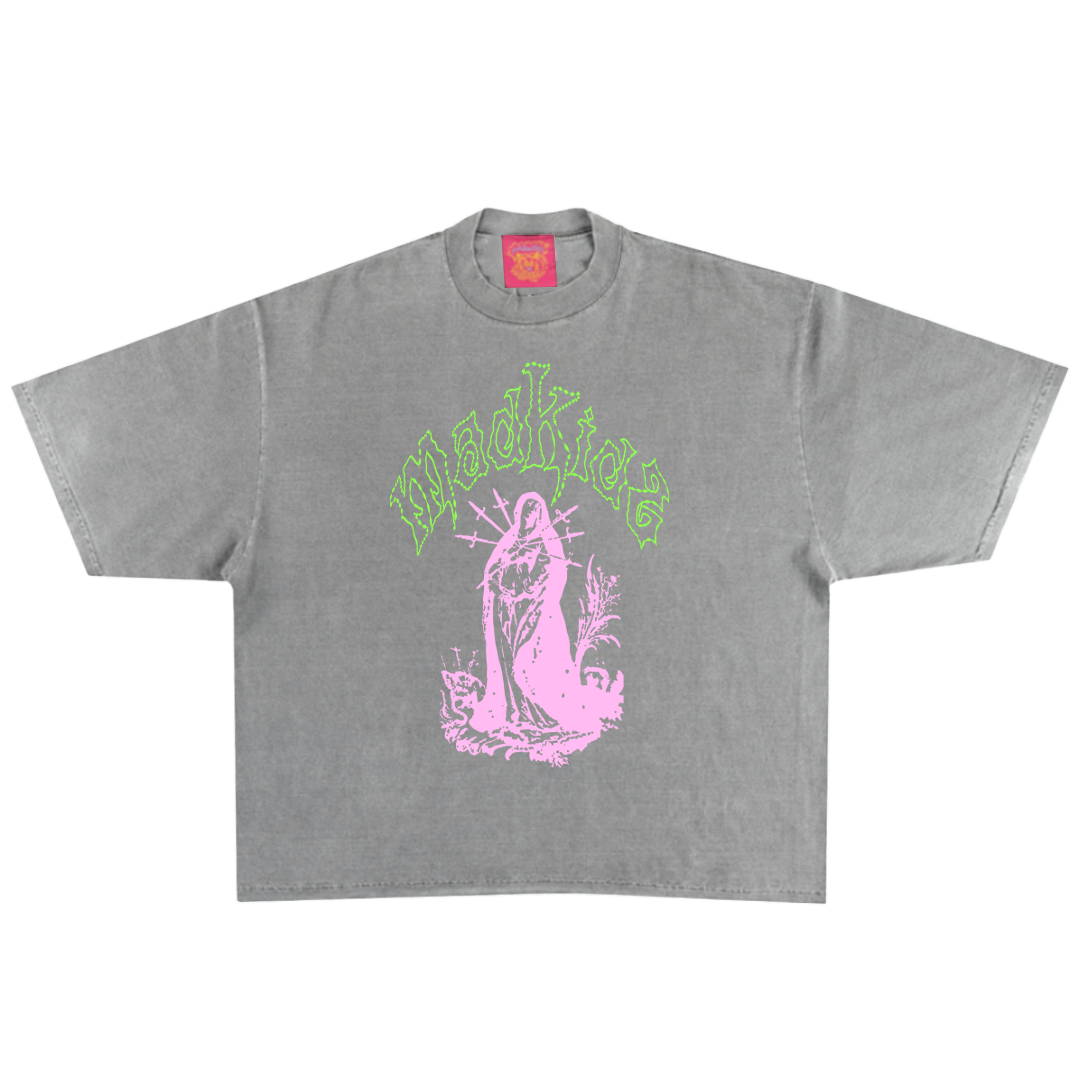 Hope Oversized Fit T-Shirt (Grey Garment Dye)