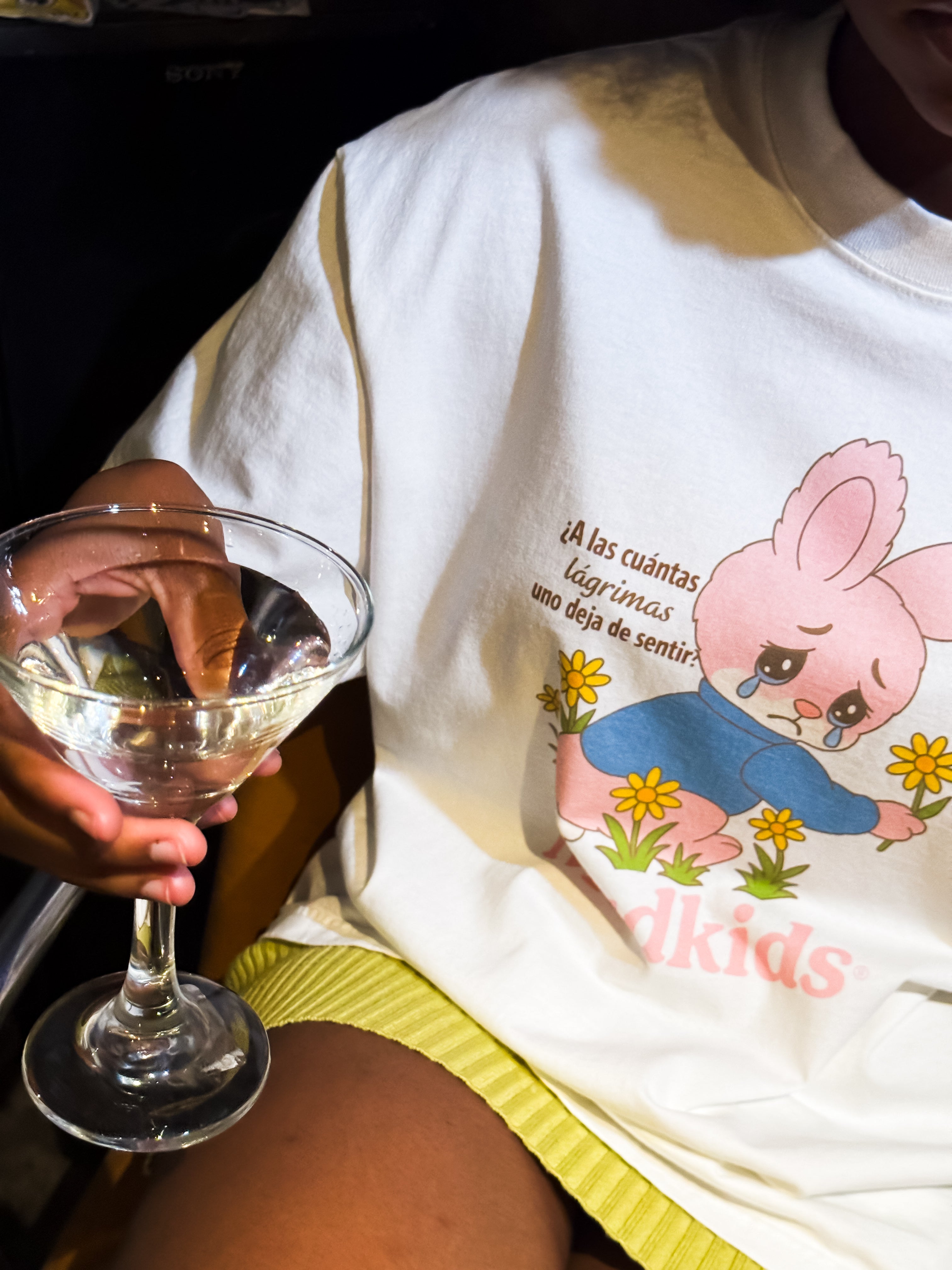 Sad Bunny Tee (White)