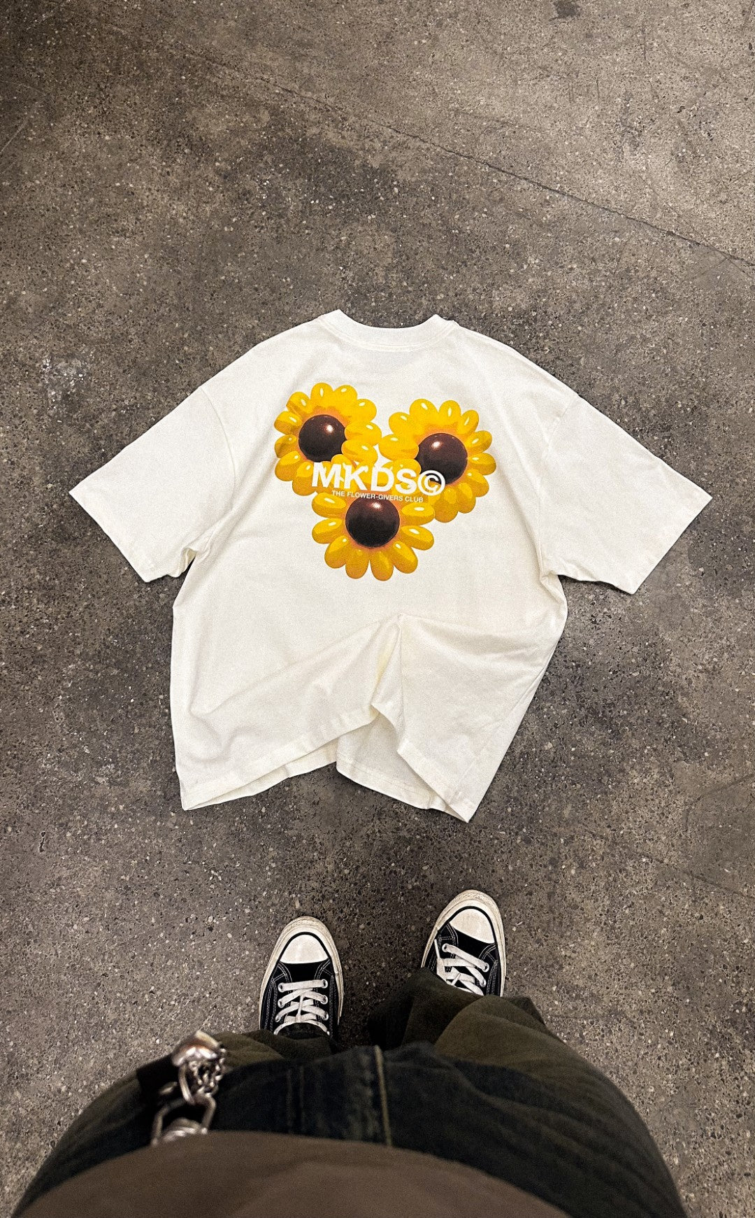 Flower Givers Club Tee (Off White)
