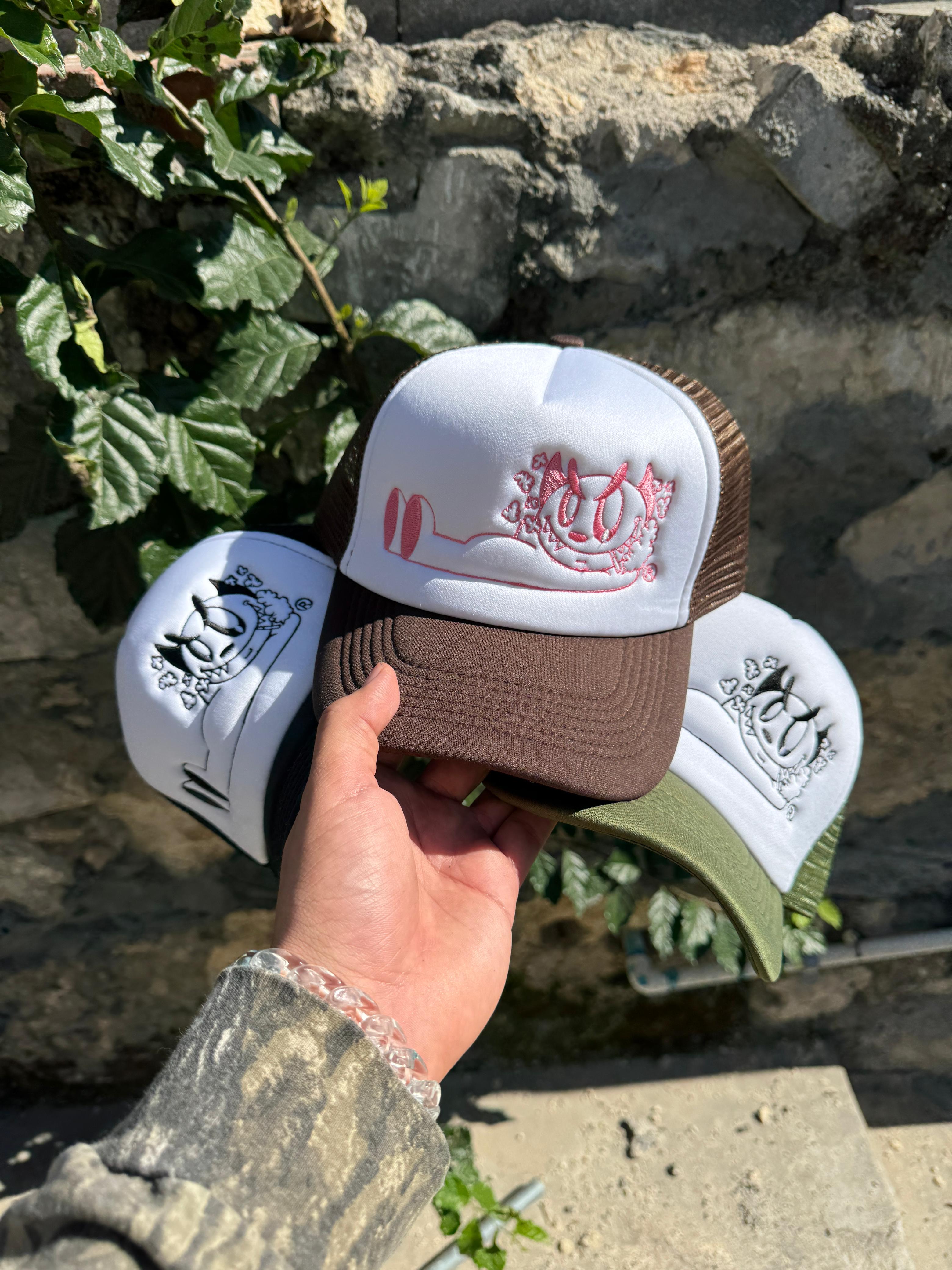 Demi Devil Trucker Hat (Leaf)